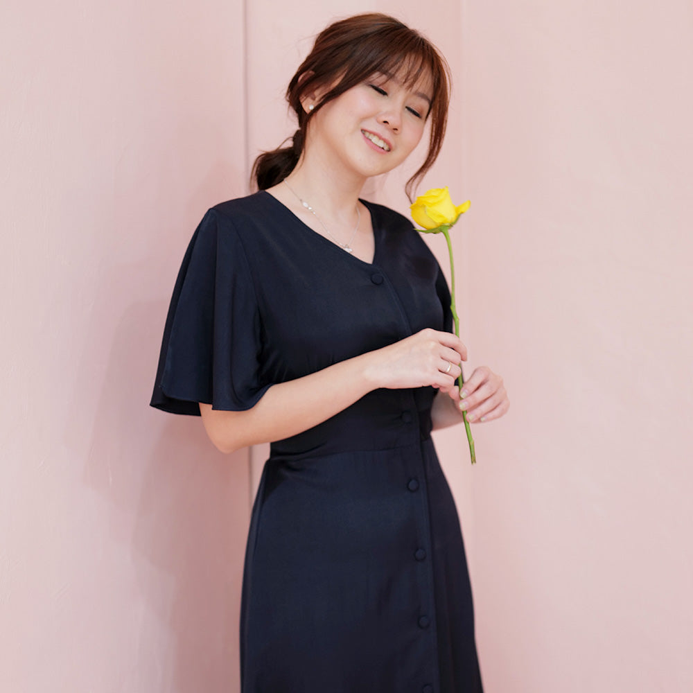 Lolliestory JooEun Slim Midi Dress - Lolliestory