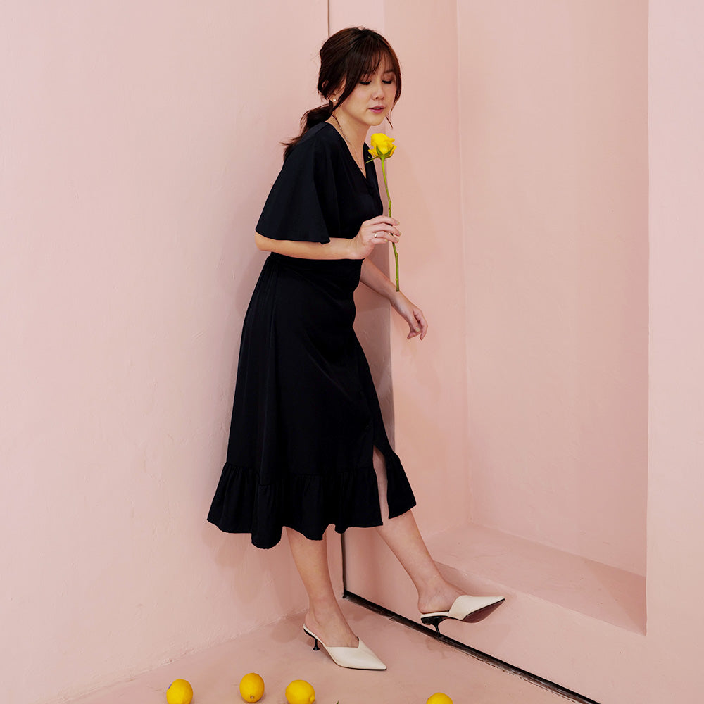 Lolliestory JooEun Slim Midi Dress - Lolliestory