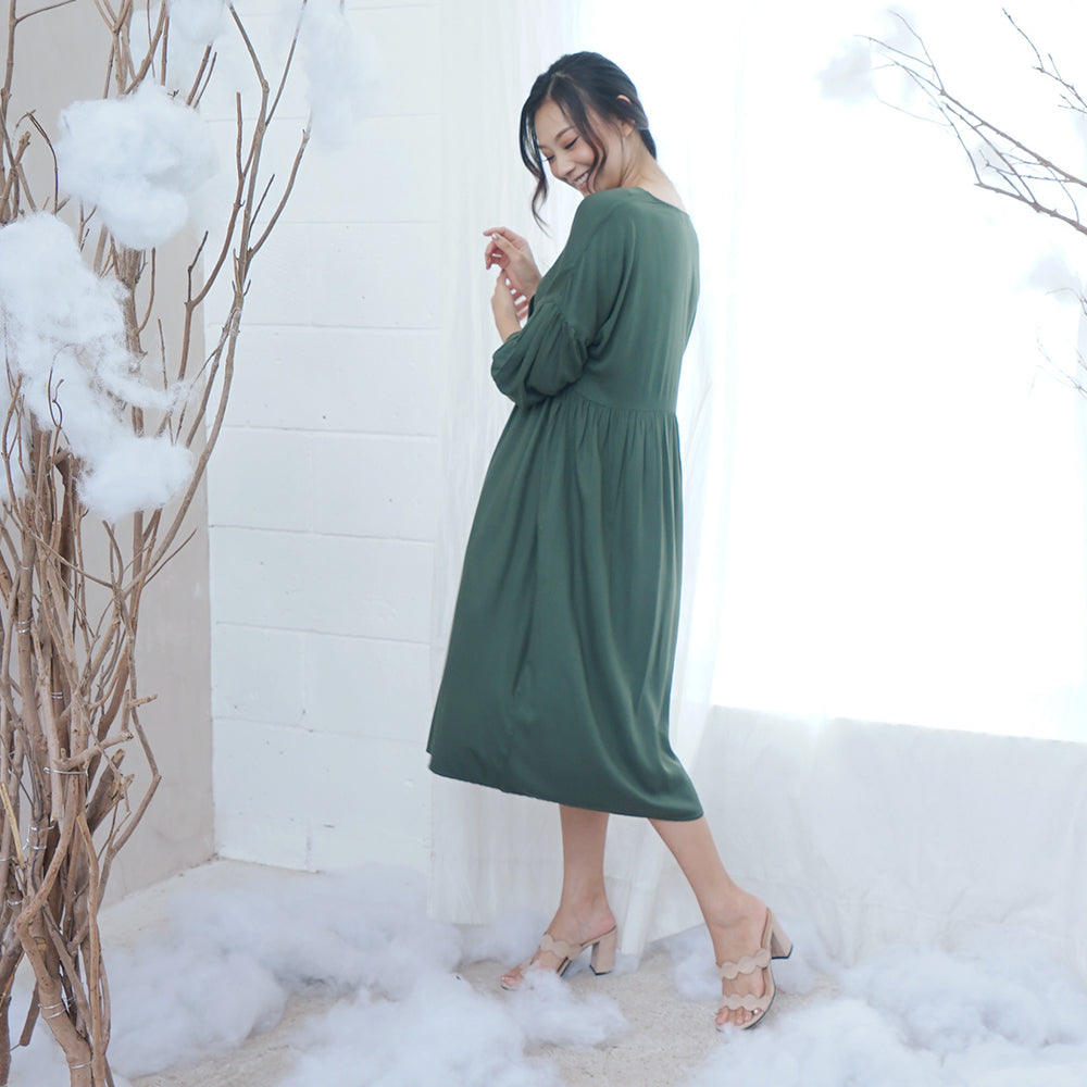 Lolliestory Kay Cotton Midi Dress - Lolliestory
