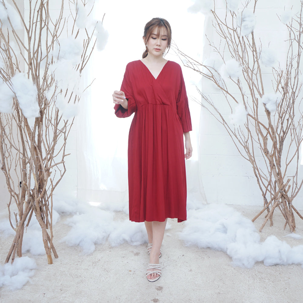 Lolliestory Kay Cotton Midi Dress - Lolliestory