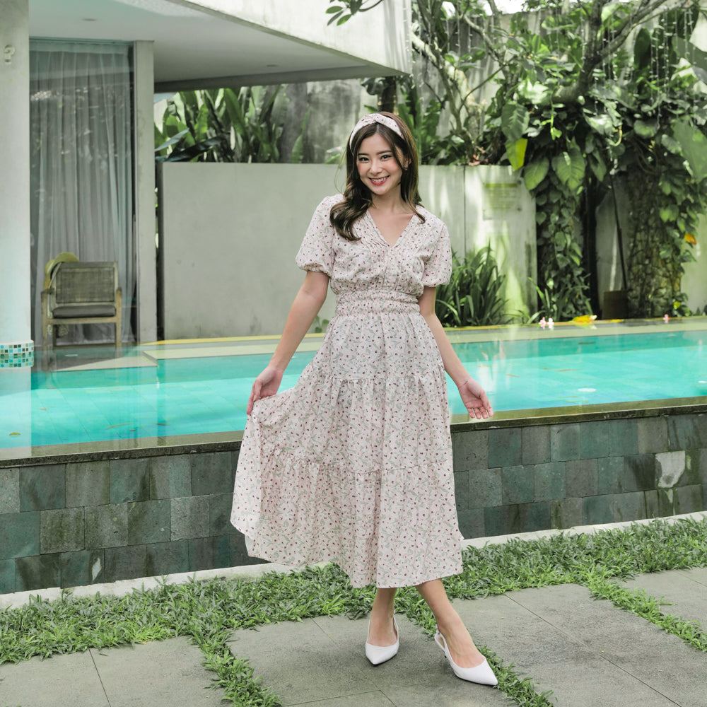 Lolliestory Ellery Flower Midi Dress