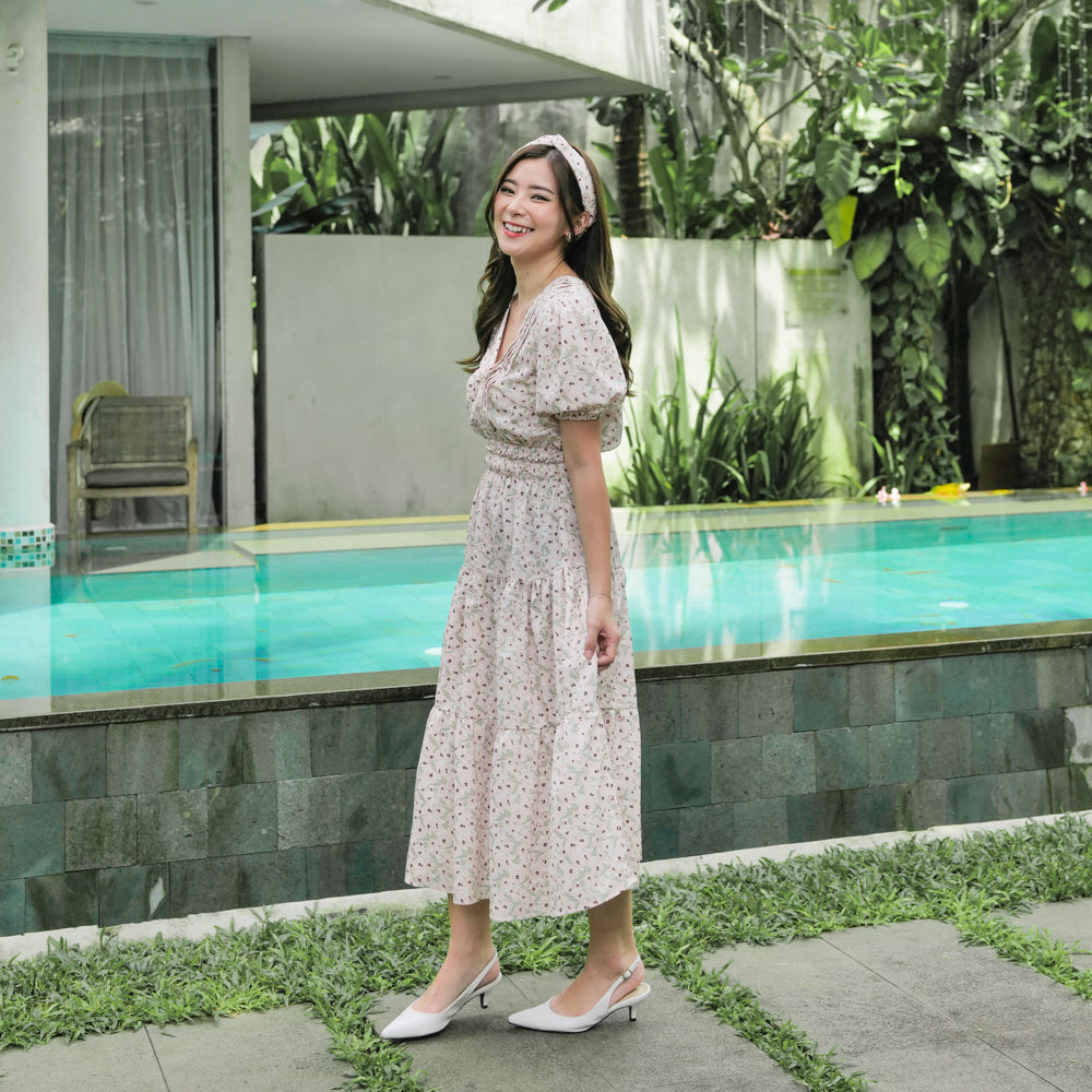 Lolliestory Ellery Flower Midi Dress