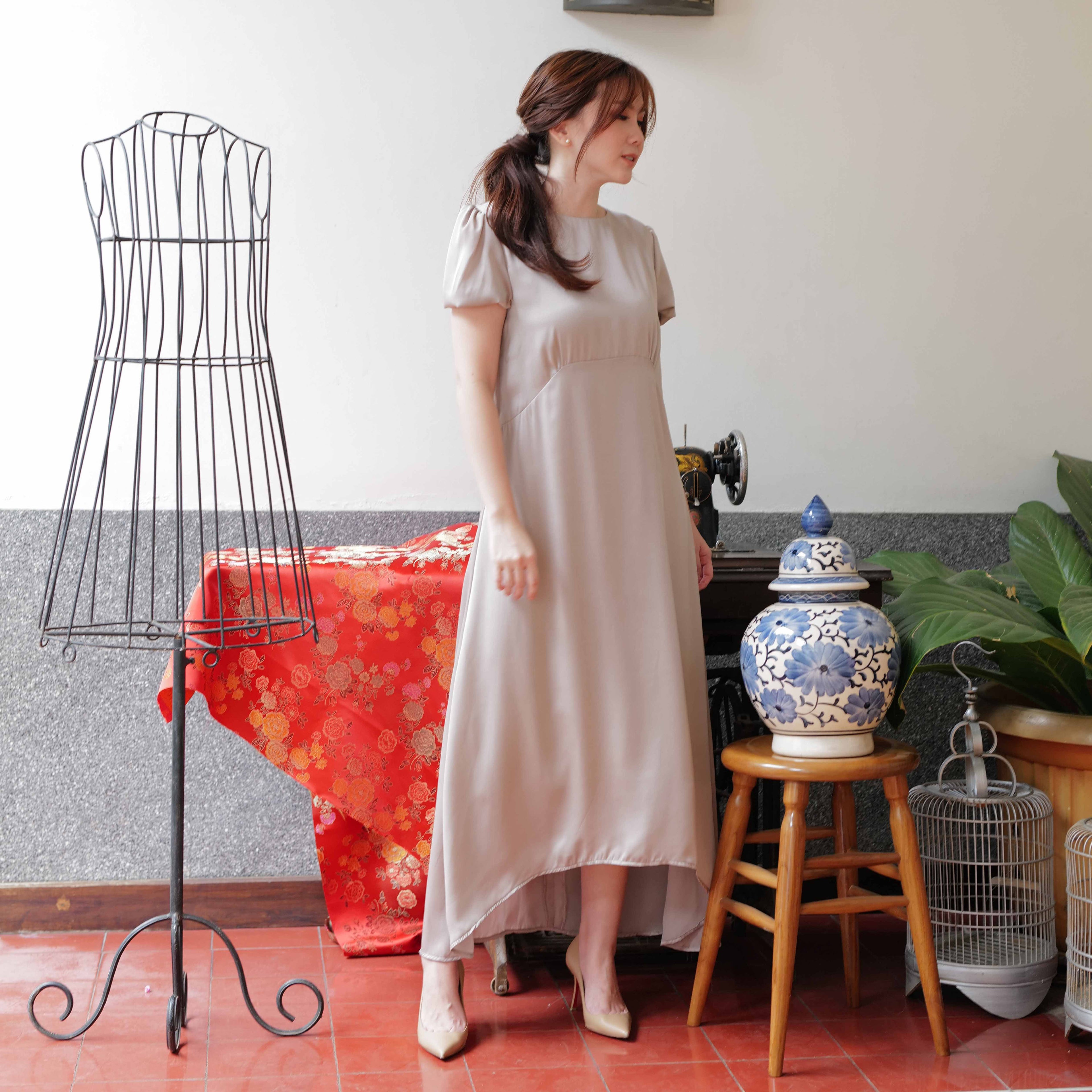 Dorothy Simple Long Dress - Lolliestory