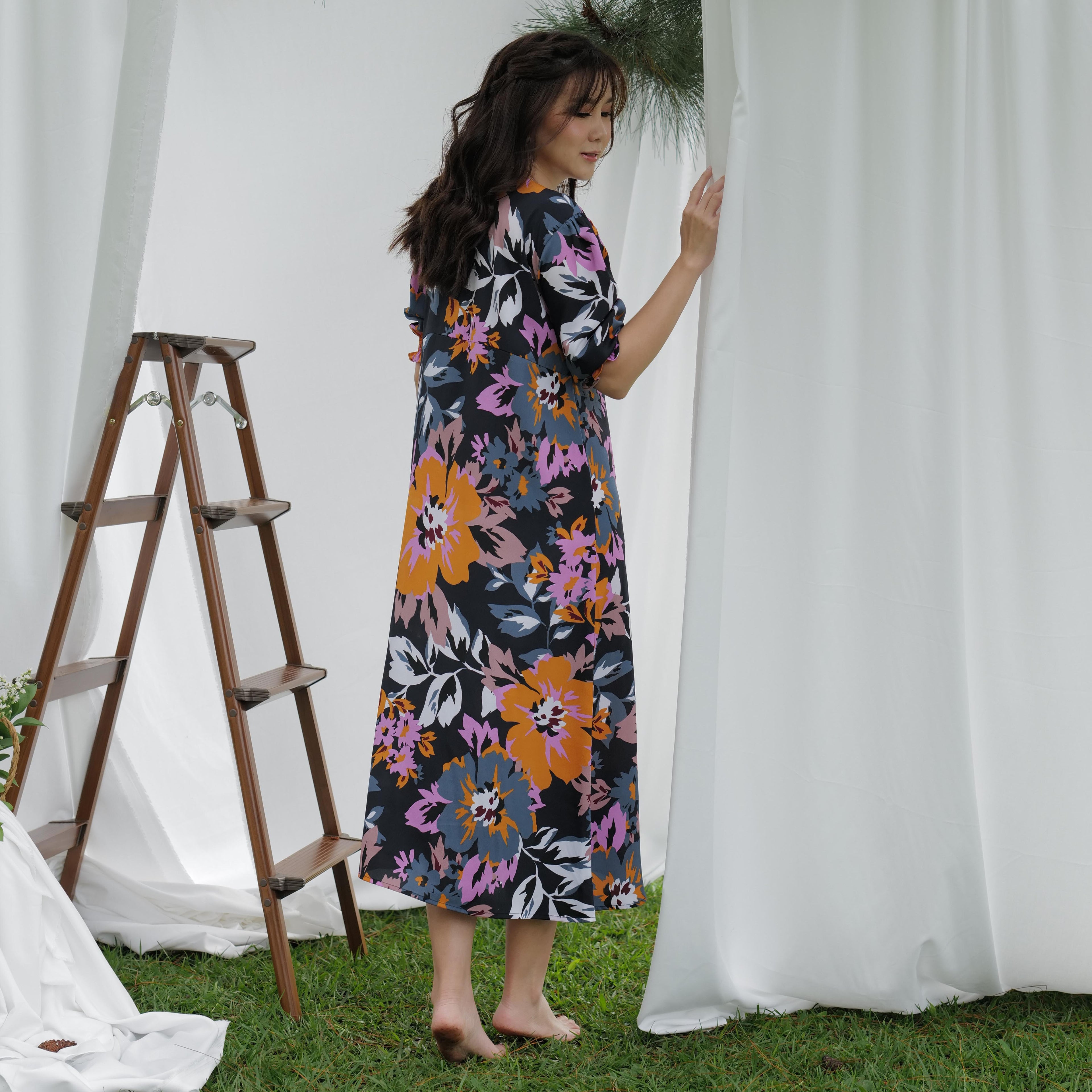 Lolliestory Nona Pattern Long Dress - Lolliestory