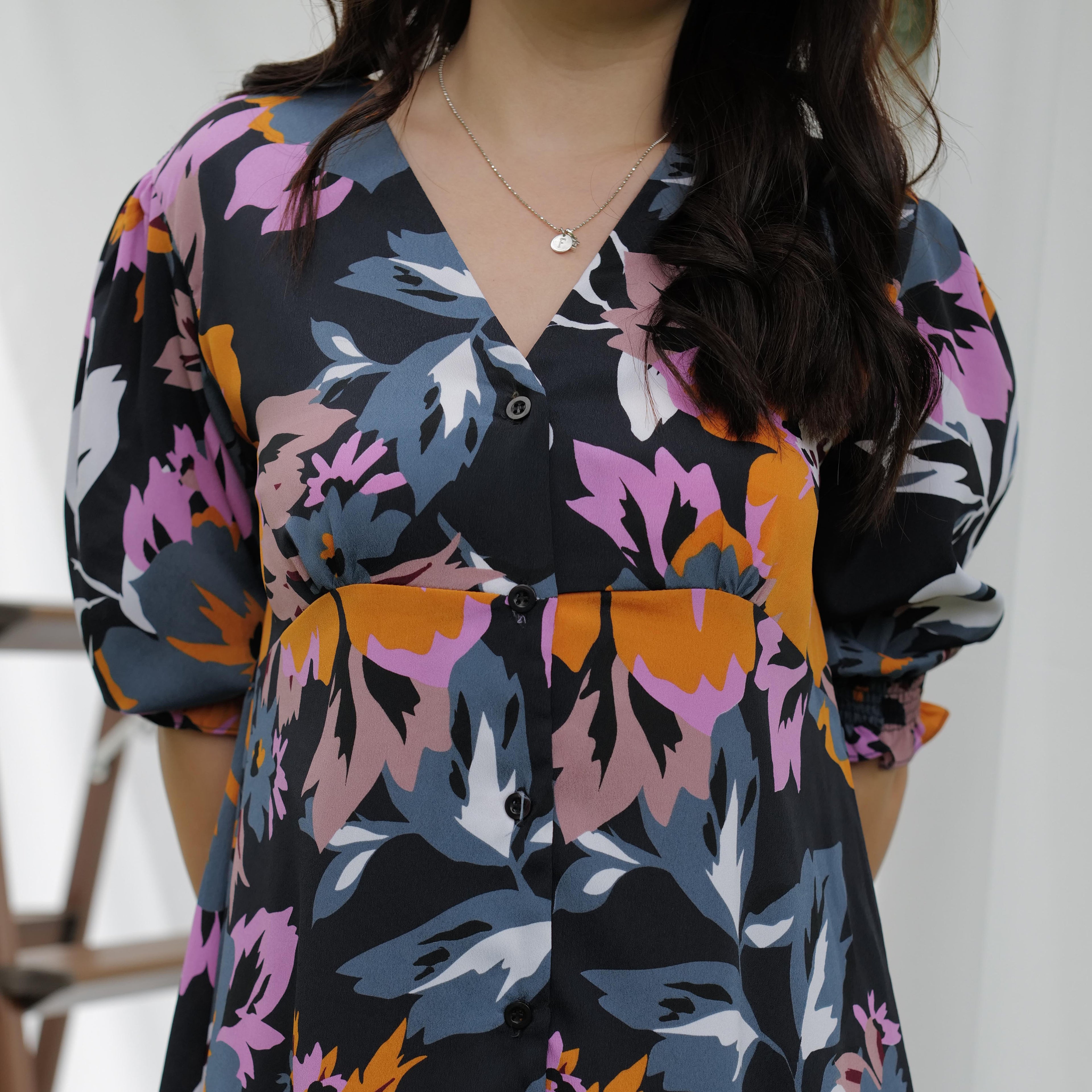 Lolliestory Nona Pattern Long Dress - Lolliestory