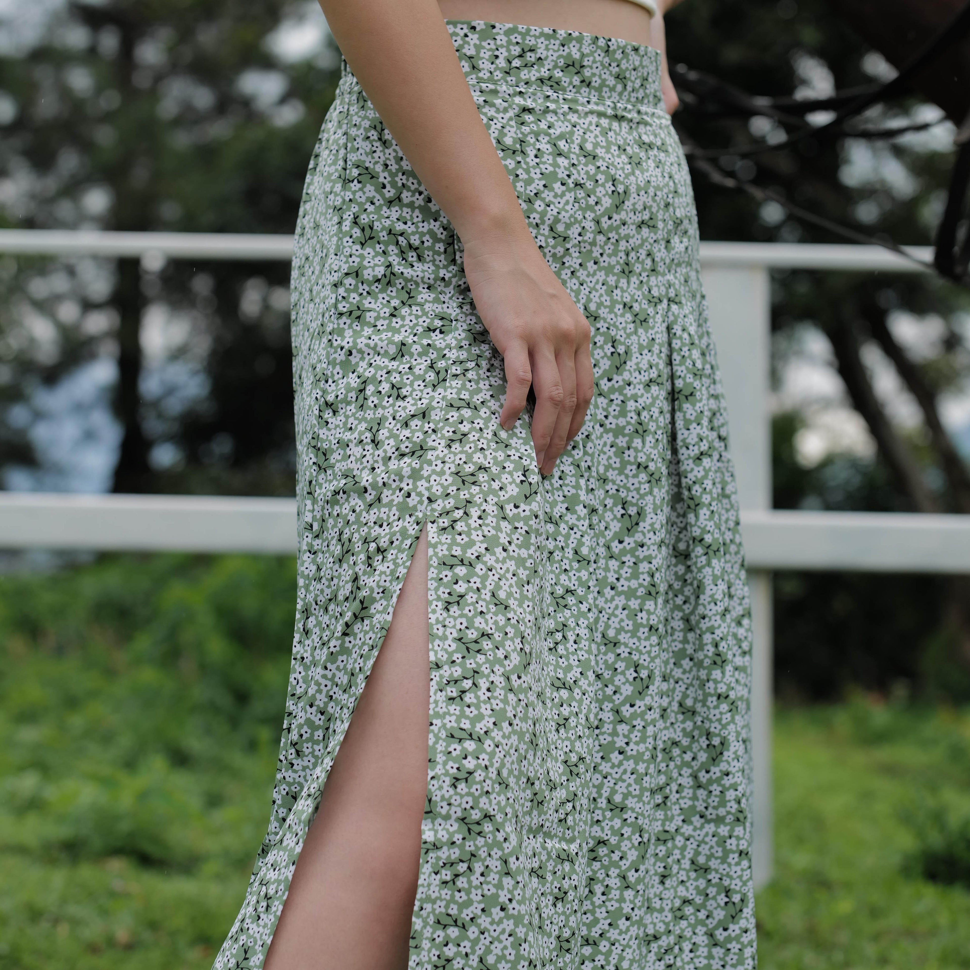 Hyorin Korean Midi Skirt - Lolliestory