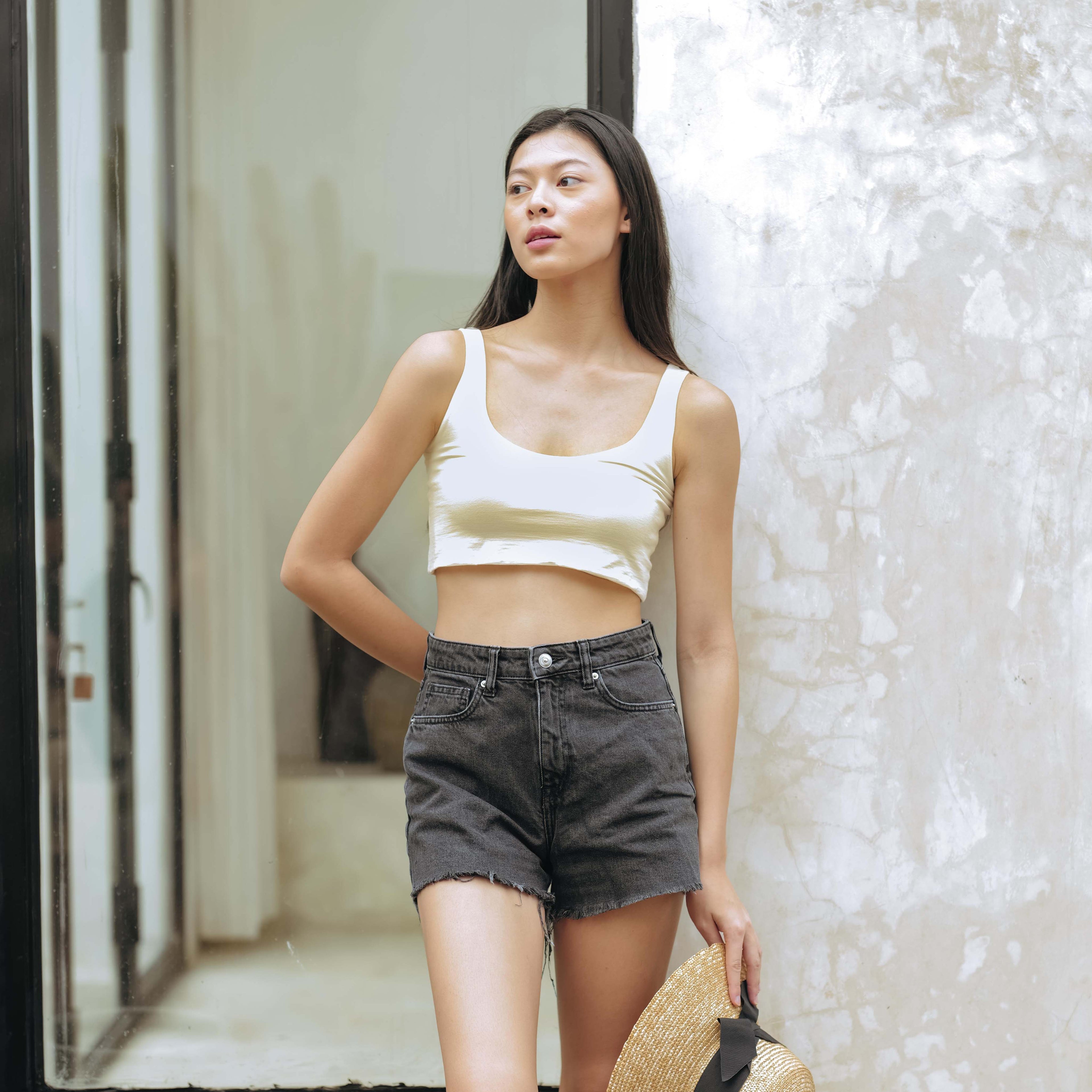 Lolliestory Riley Basic Crop Tank - Lolliestory