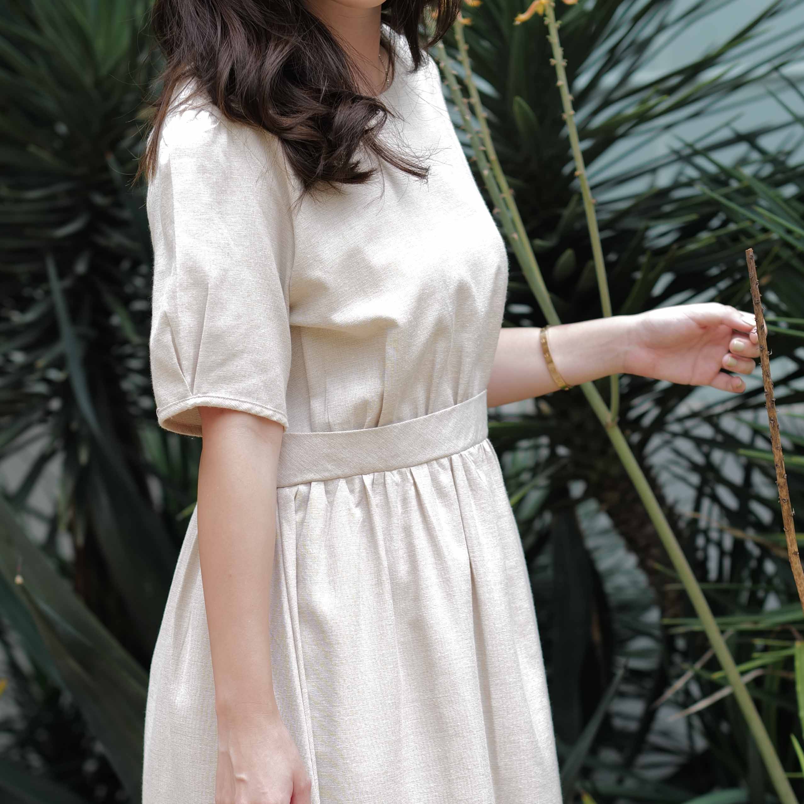Kezia Simple Midi Dress - Lolliestory