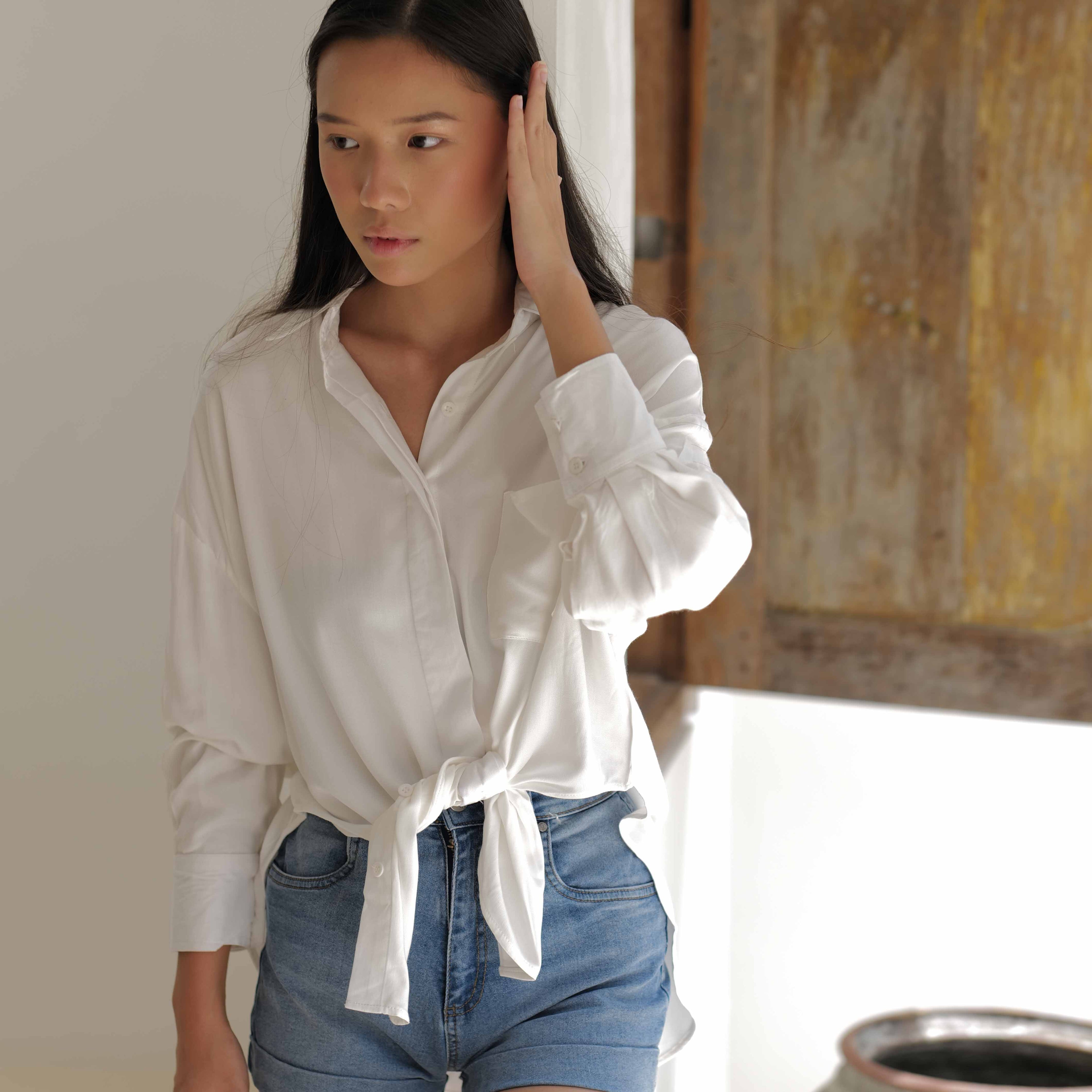 Lolliestory Tarryn Simple Loose Shirt - Lolliestory