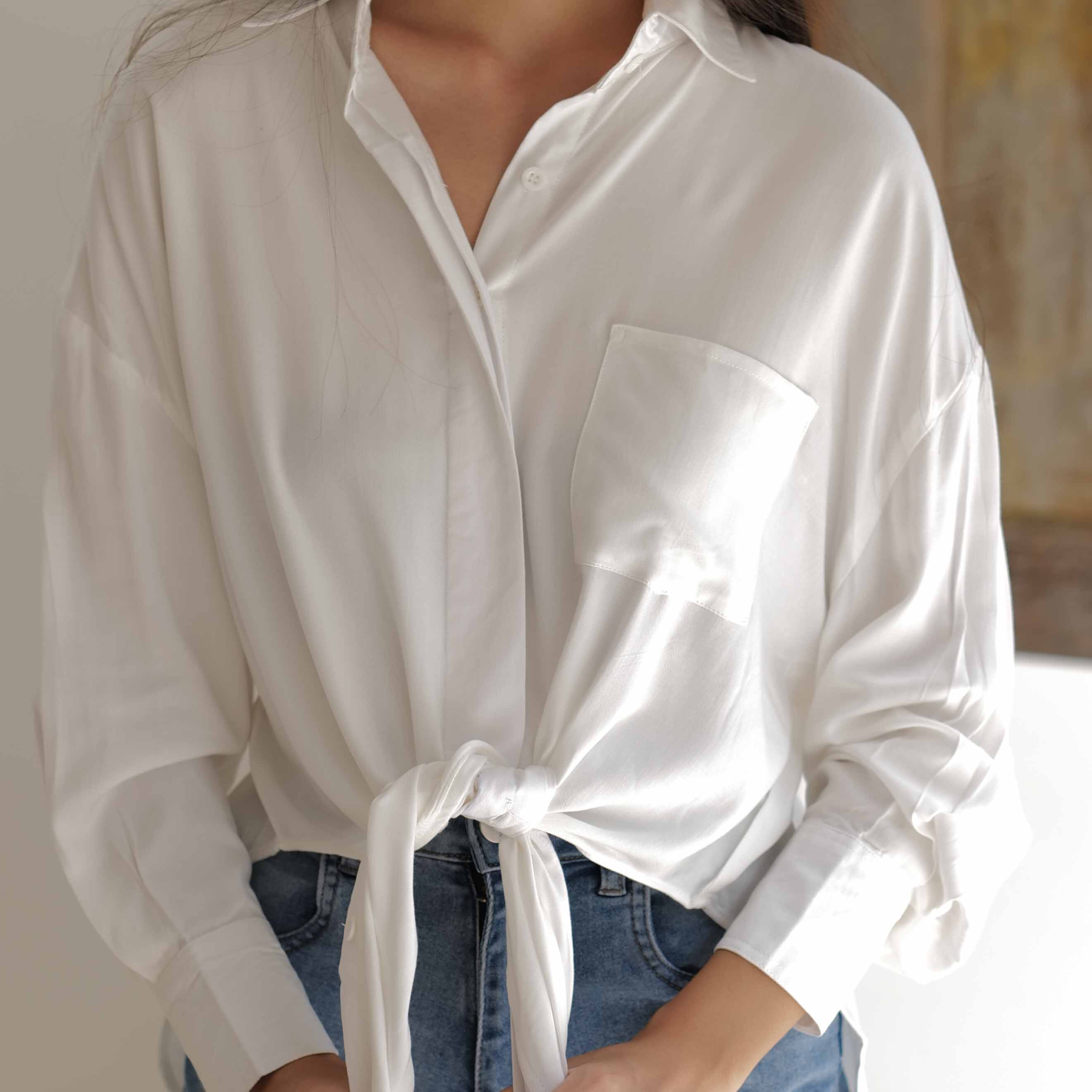 Lolliestory Tarryn Simple Loose Shirt - Lolliestory