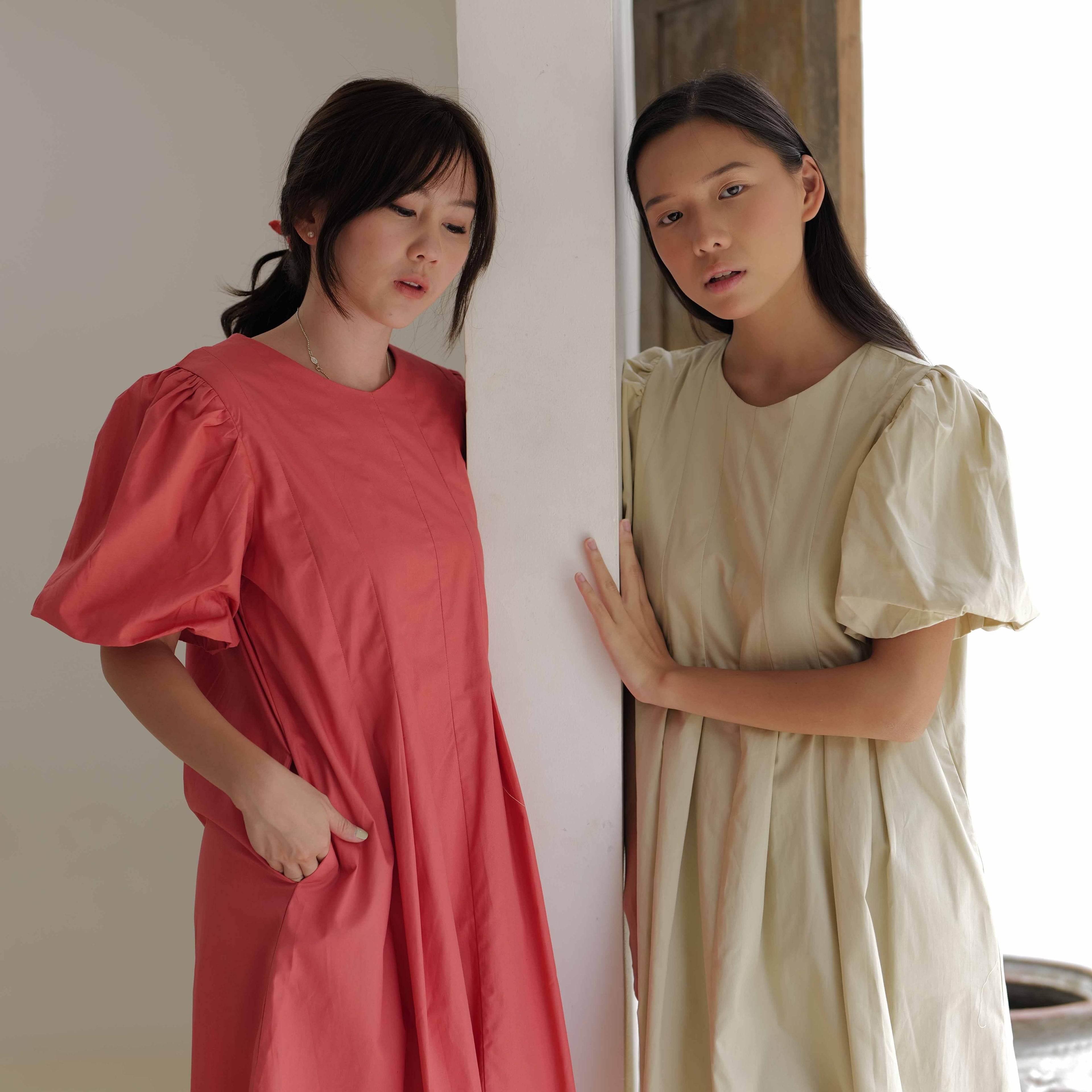 Lolliestory Rhea Cotton Midi Dress - Lolliestory