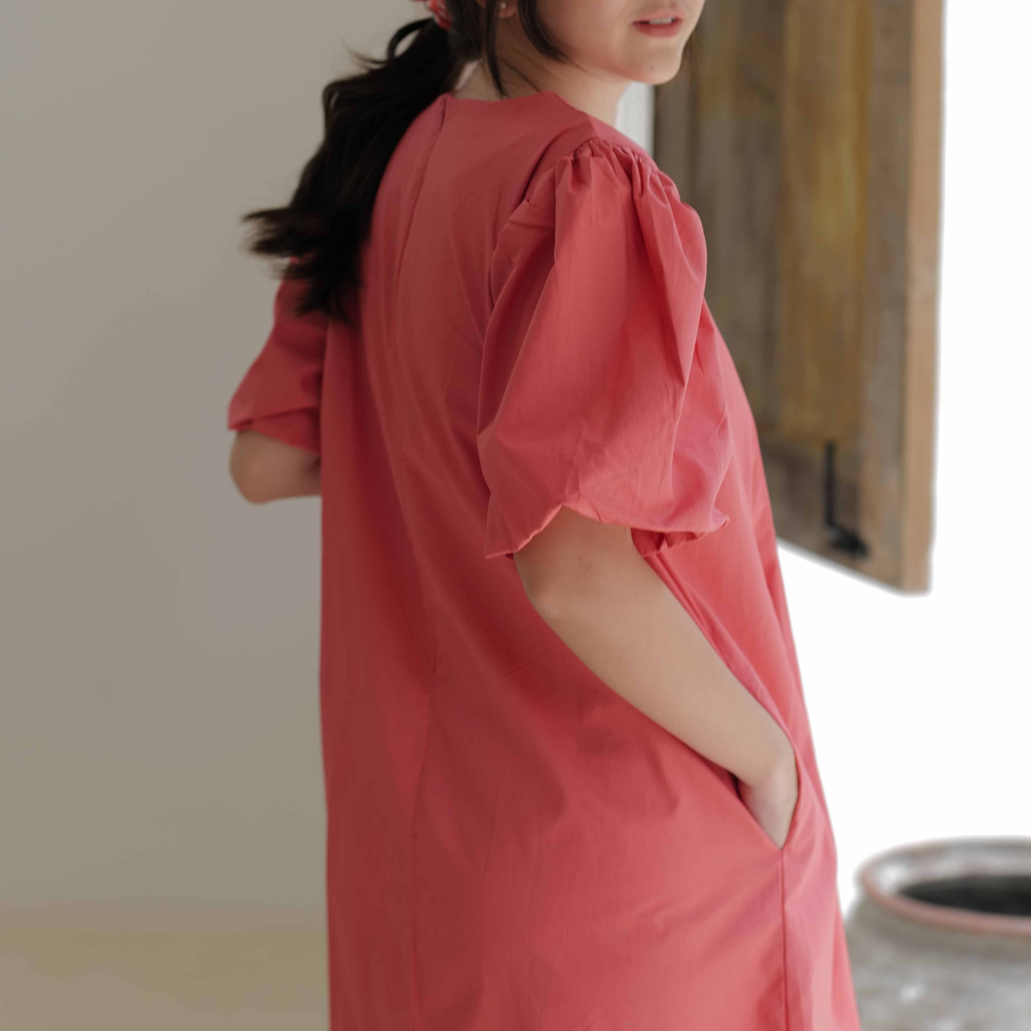 Lolliestory Rhea Cotton Midi Dress - Lolliestory