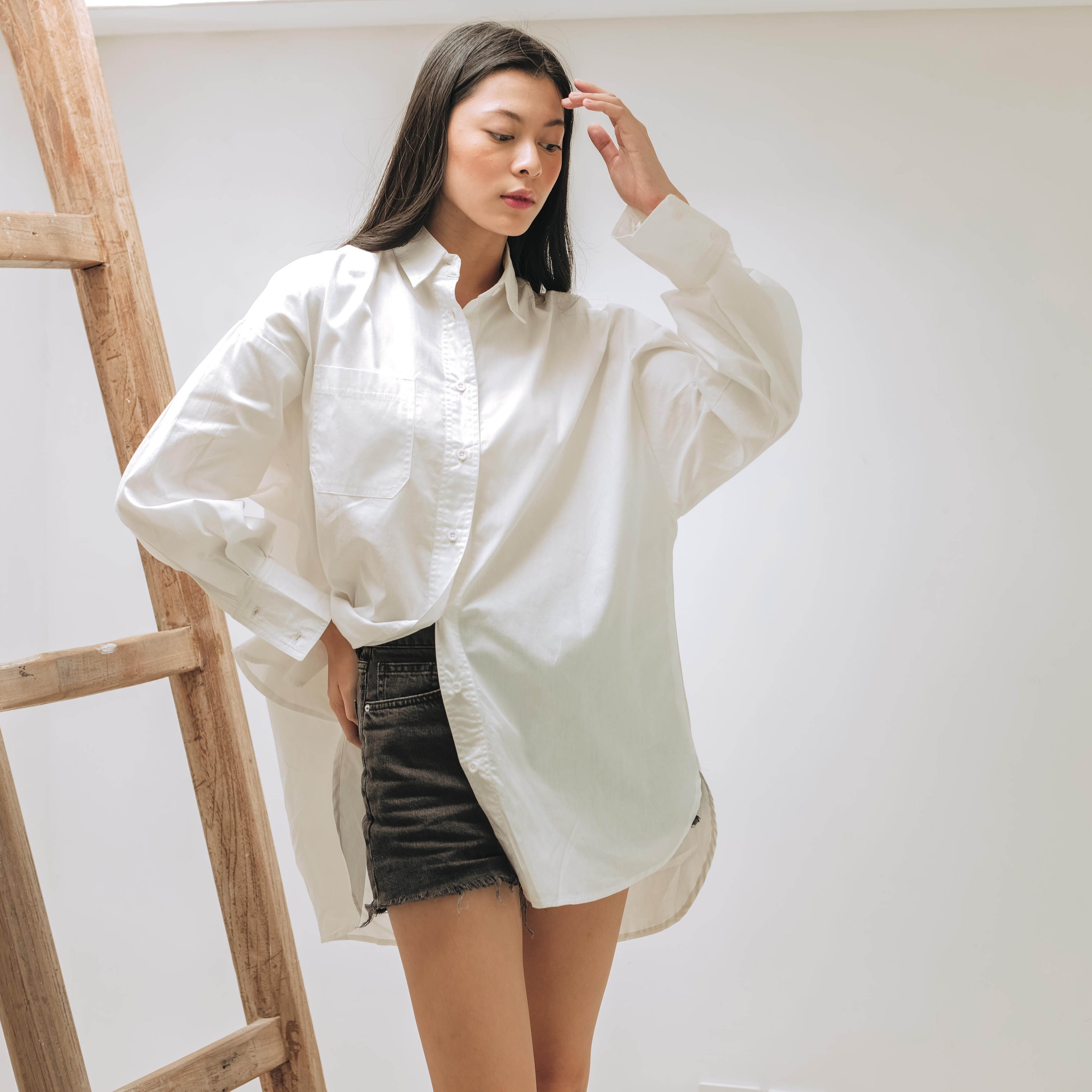 Lolliestory Paula Simple Loose Shirt - Lolliestory