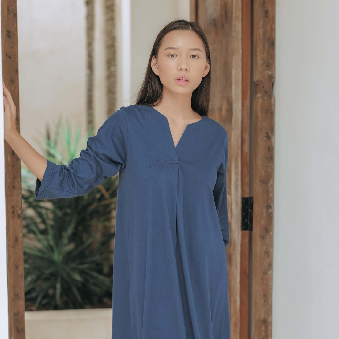 Lolliestory Jeanne Midi Simple Dress - Lolliestory