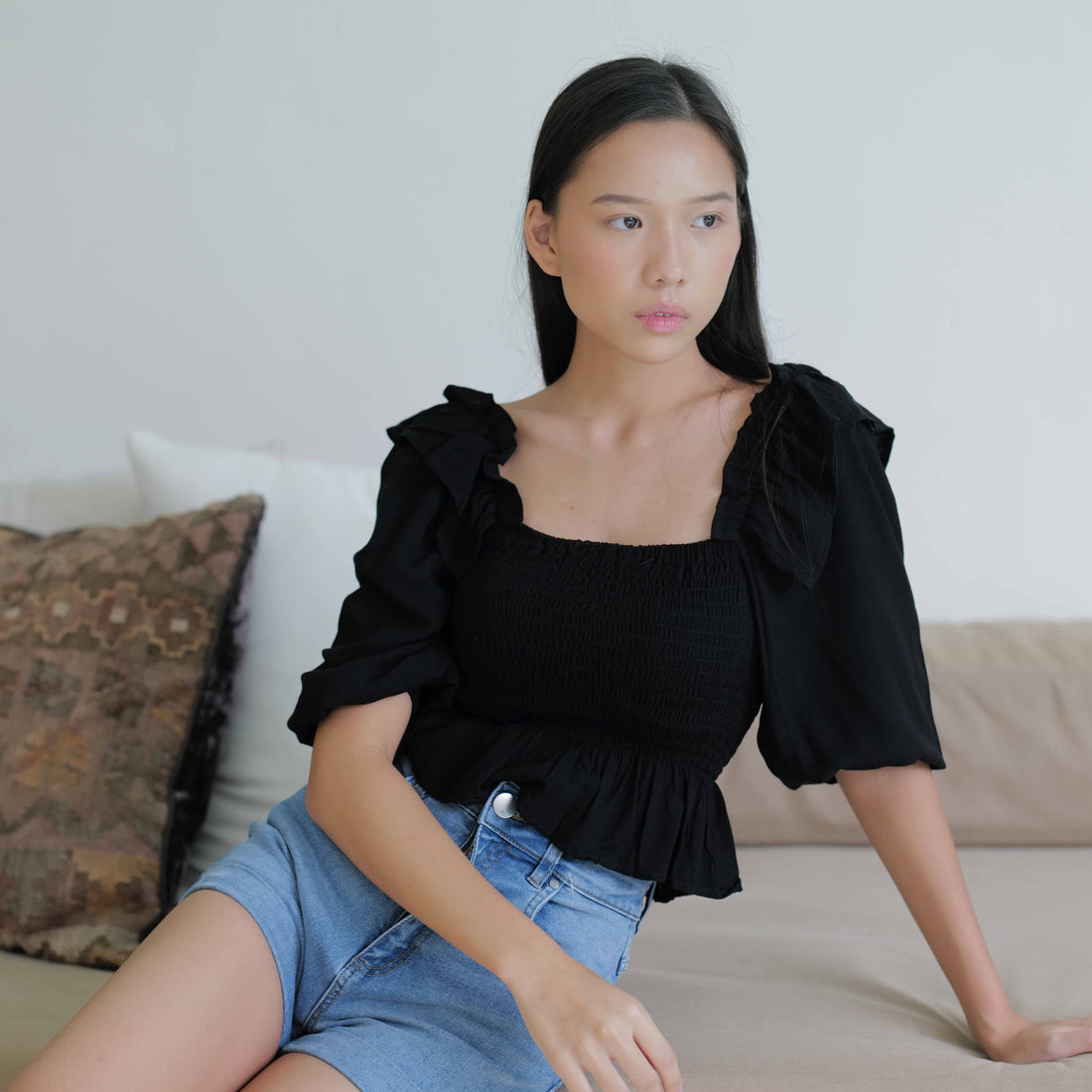 Lolliestory Harlow Body-fit Cotton Top - Lolliestory