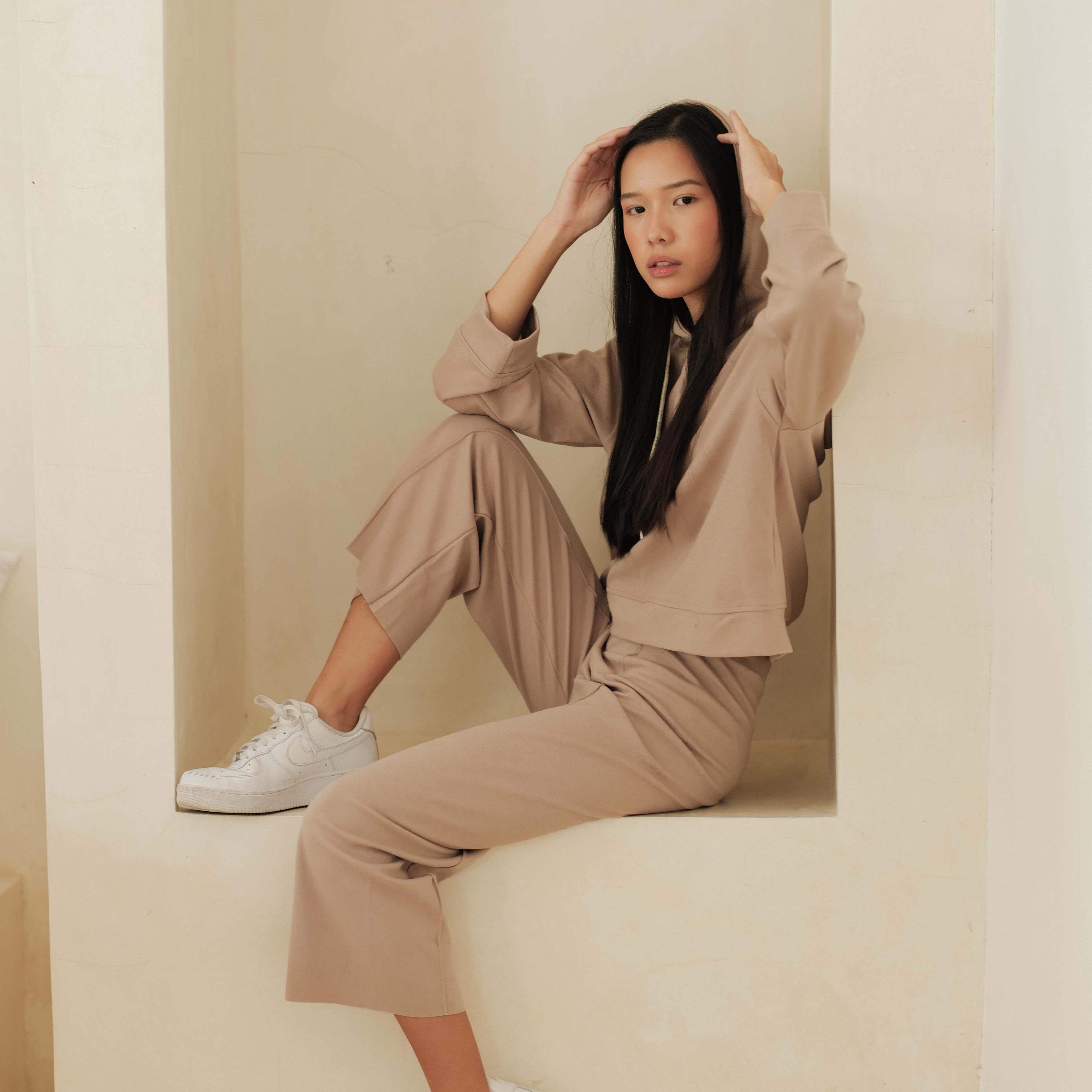 Lolliestory Hoodie Pants Simple Set - Lolliestory