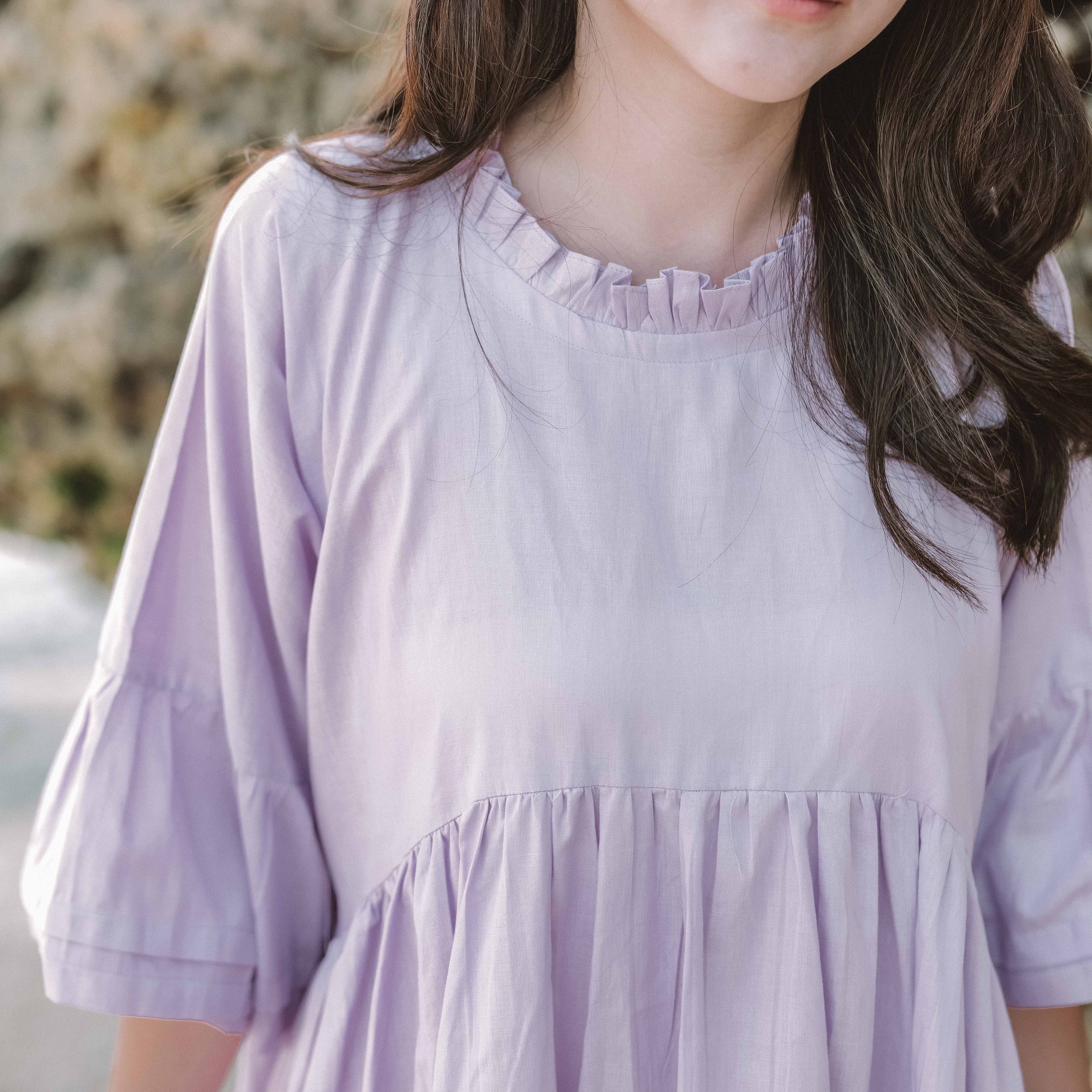 Lolliestory Orca Loose Cotton Dress - Lolliestory