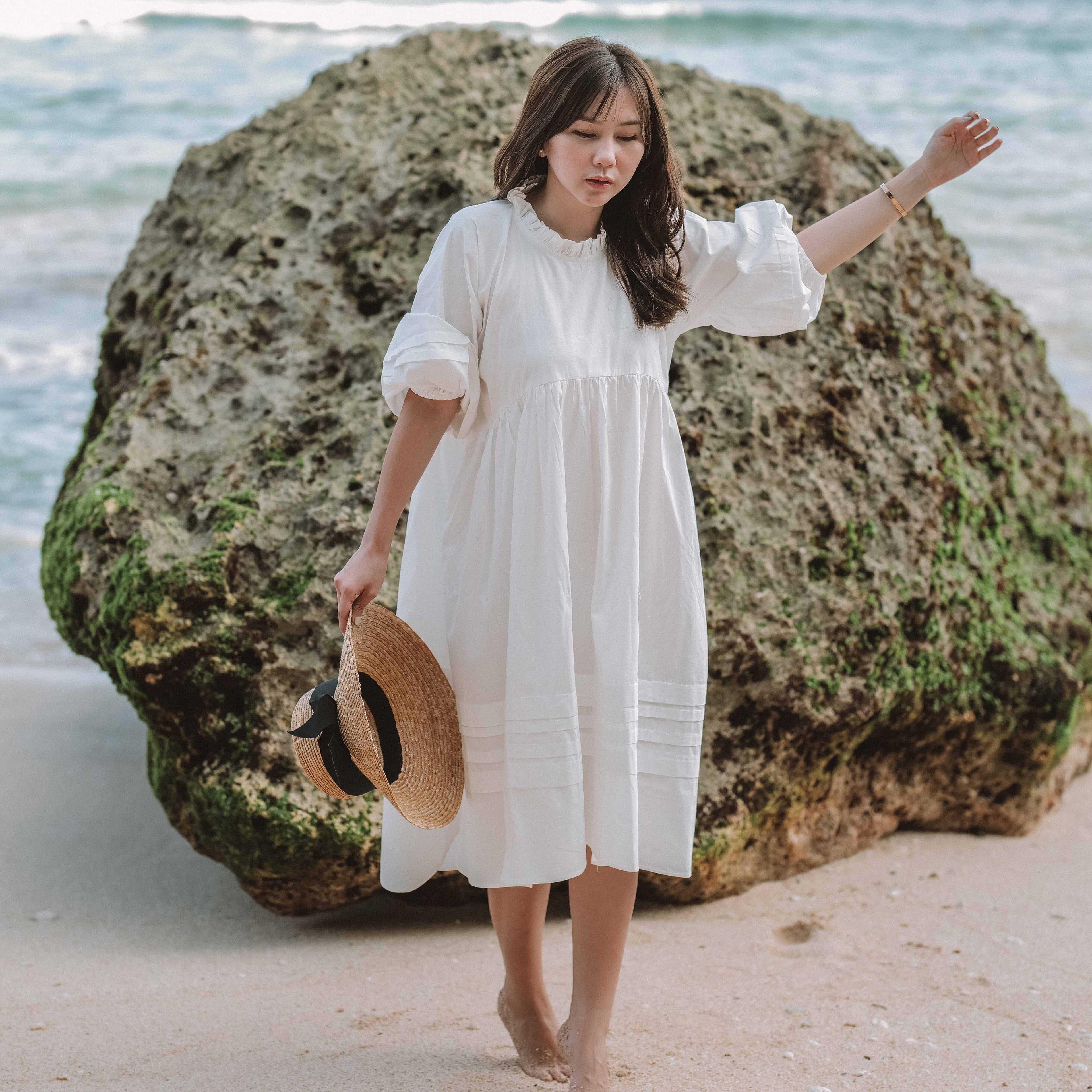 Lolliestory Orca Loose Cotton Dress - Lolliestory