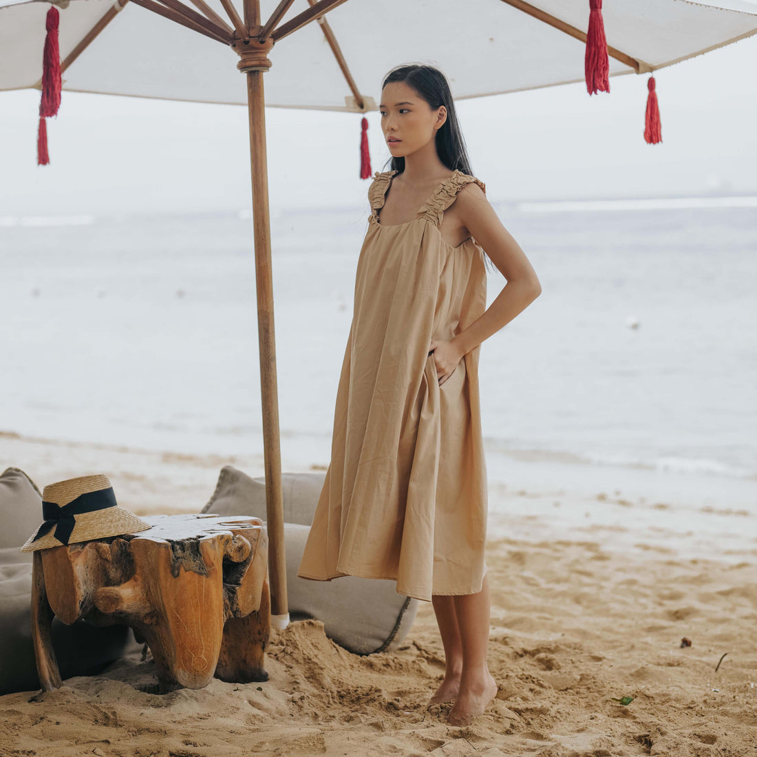 Lolliestory Ellie Sleeveless Midi Dress