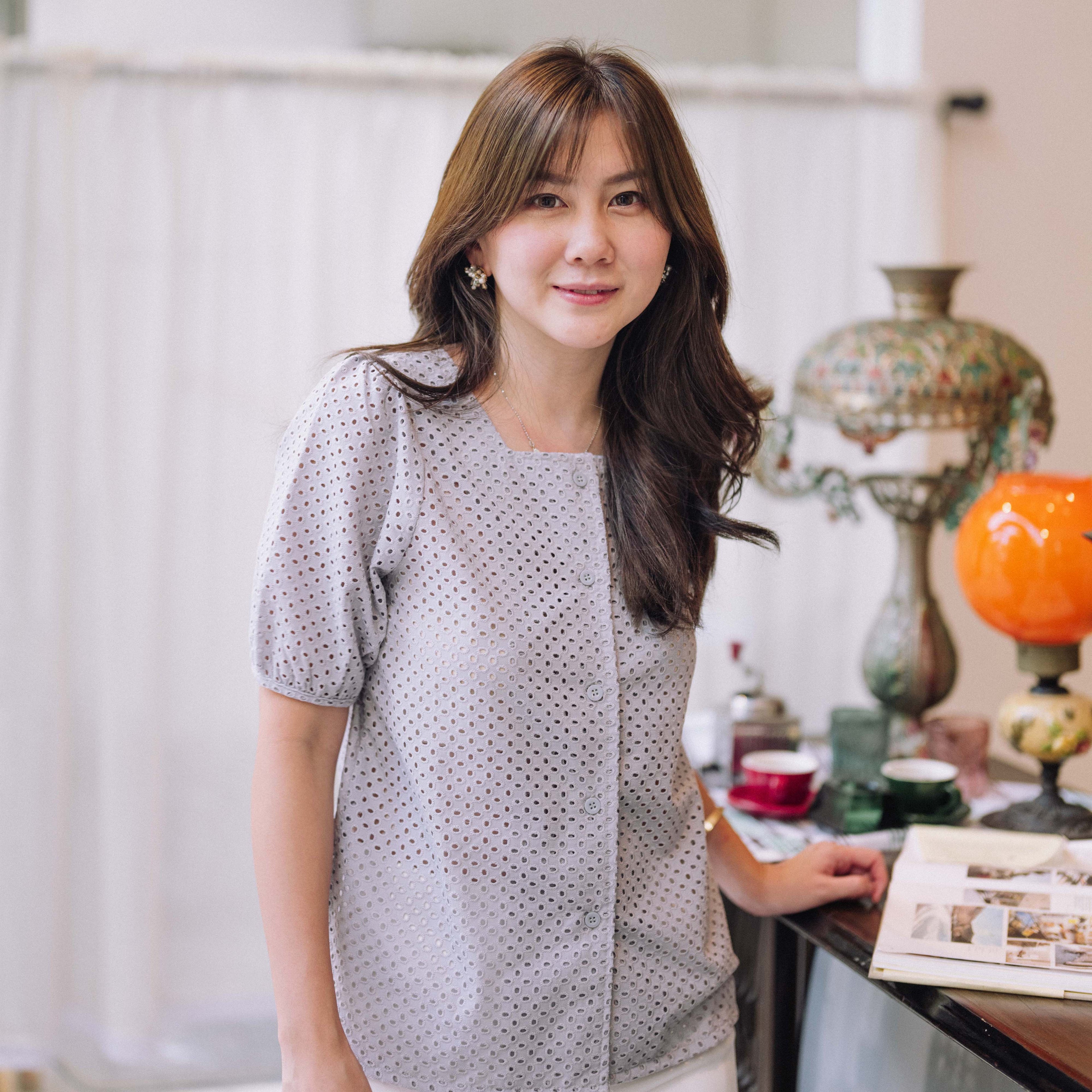 Lolliestory Reyna Brokat Simple Top