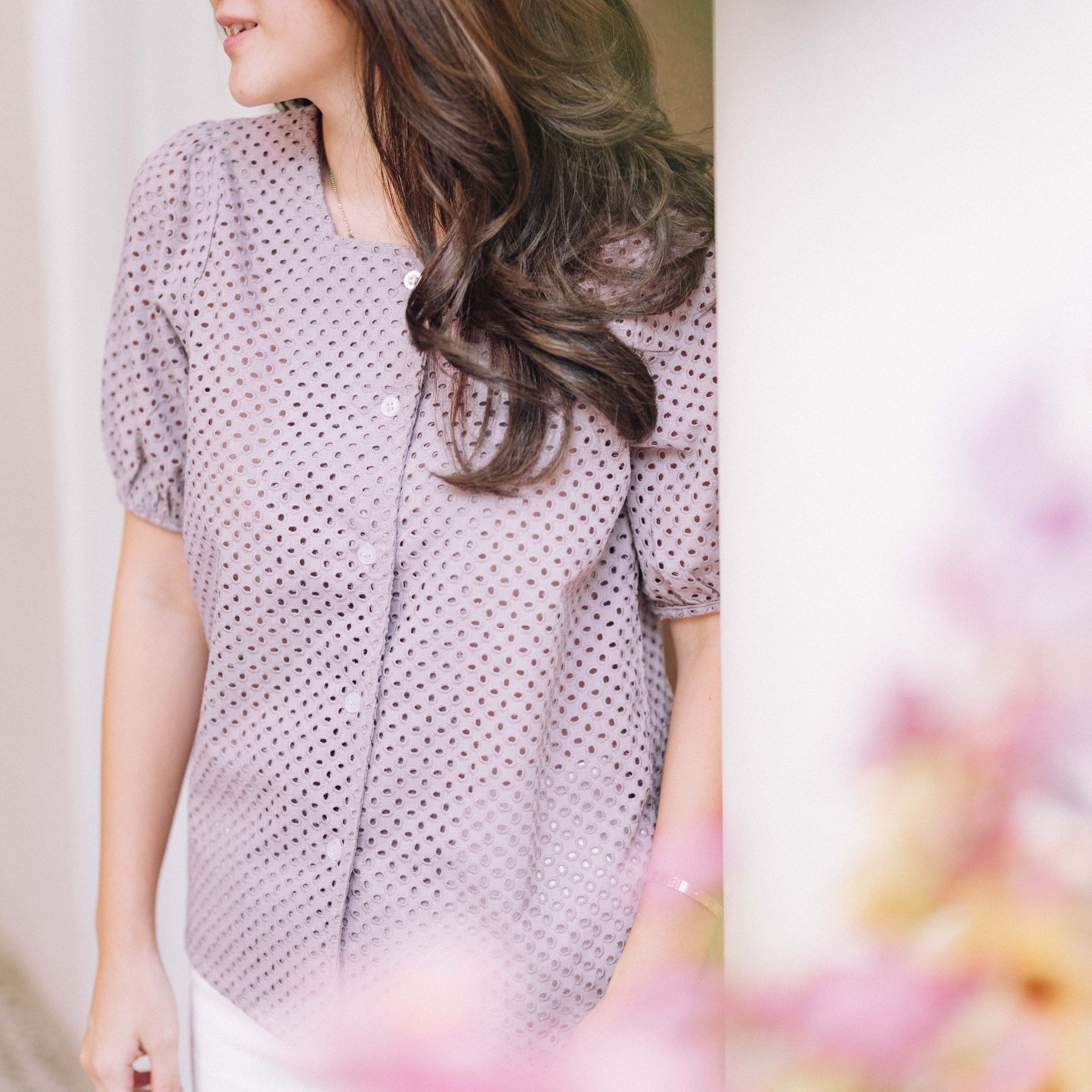 Lolliestory Reyna Brokat Simple Top