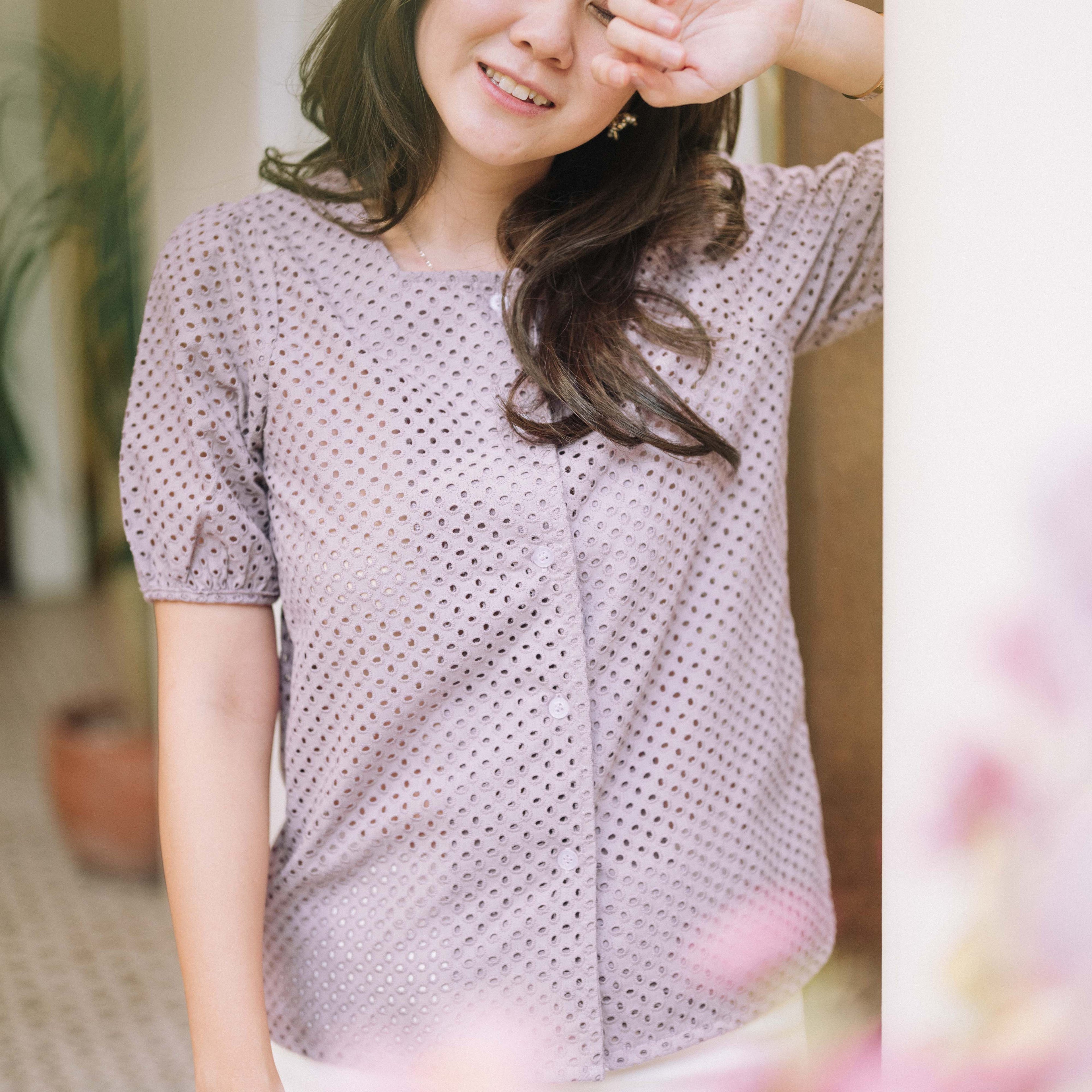 Lolliestory Reyna Brokat Simple Top