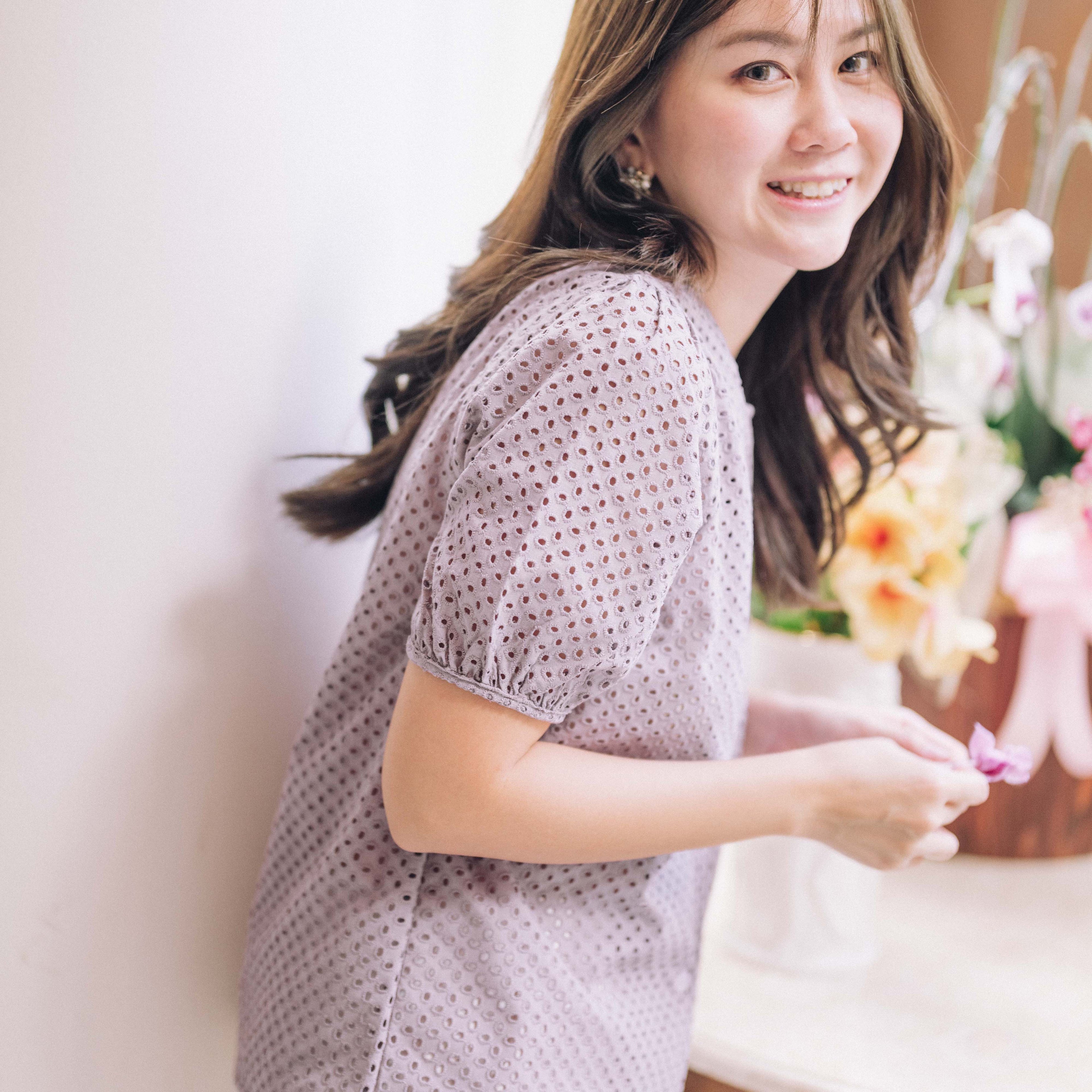 Lolliestory Reyna Brokat Simple Top