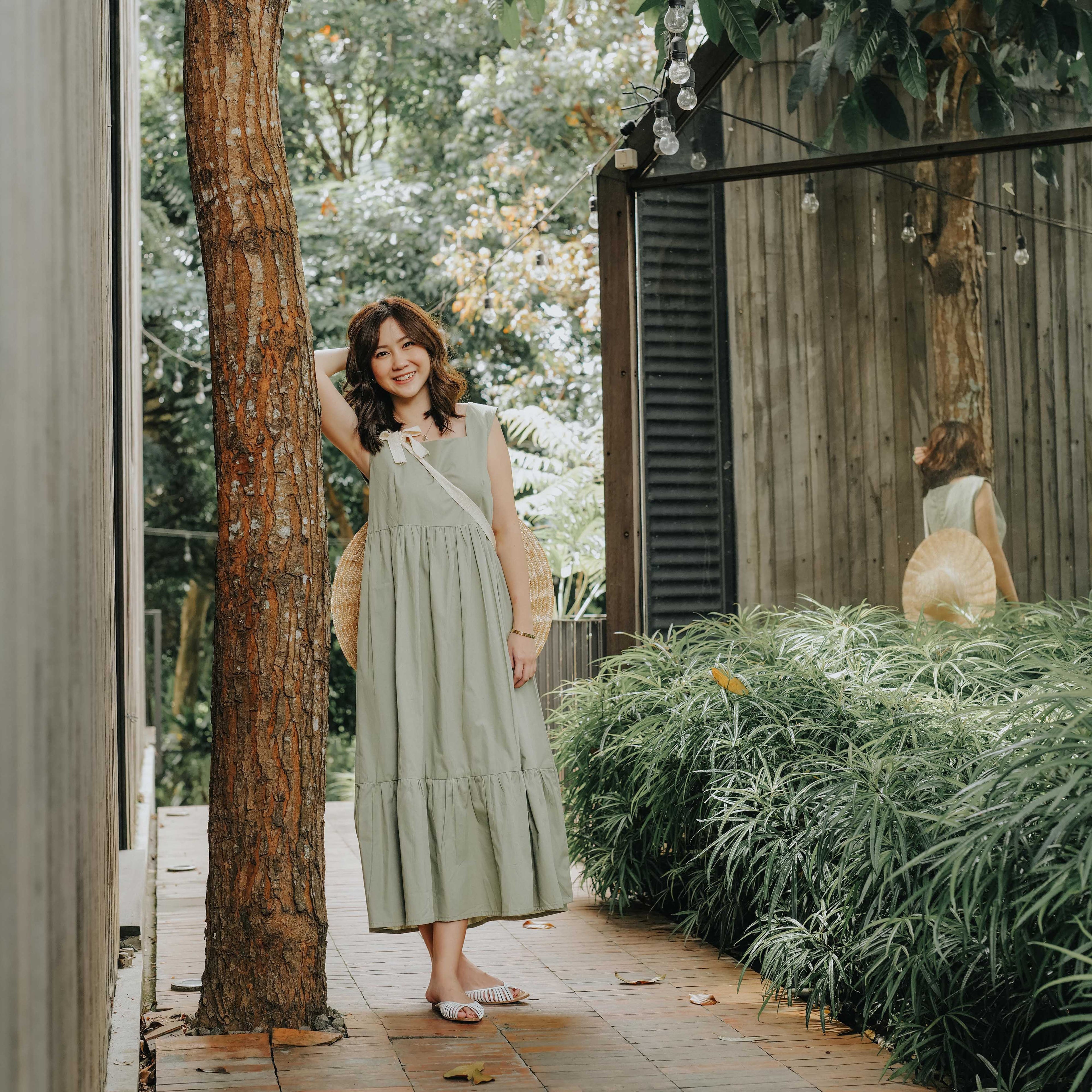 Lolliestory Reesha Cotton Midi Dress - Lolliestory