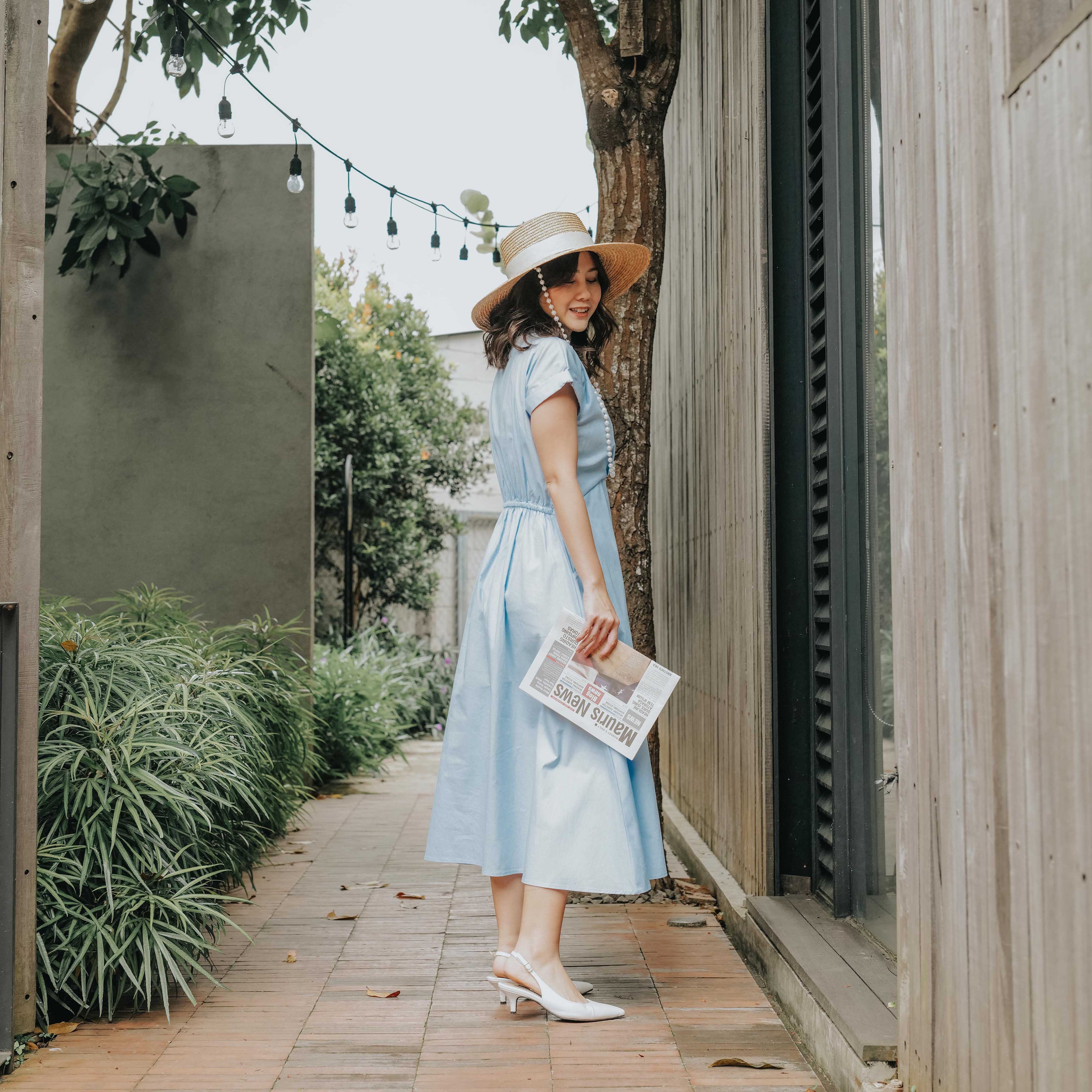 Lolliestory Leah Cotton Midi Dress - Lolliestory