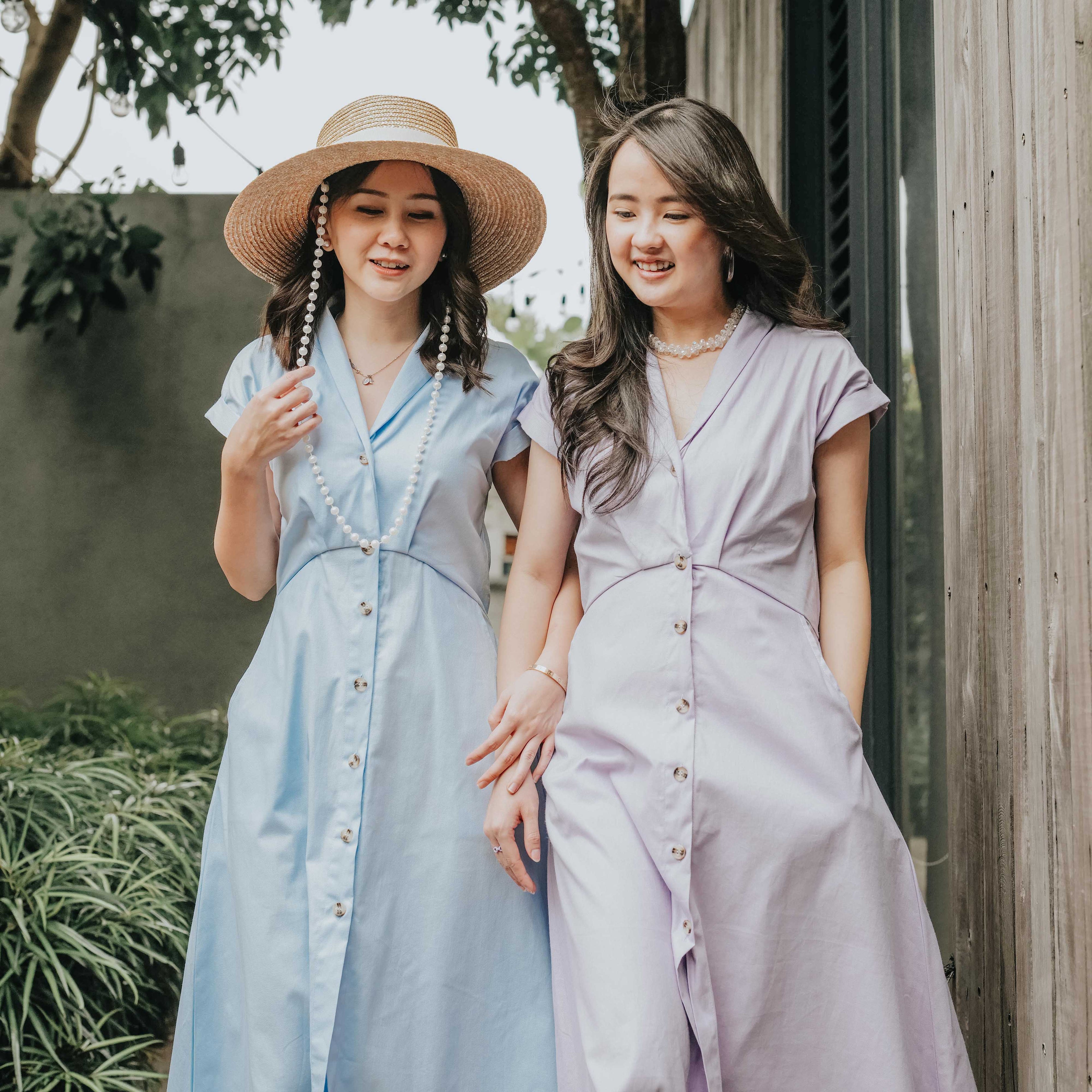 Lolliestory Leah Cotton Midi Dress - Lolliestory