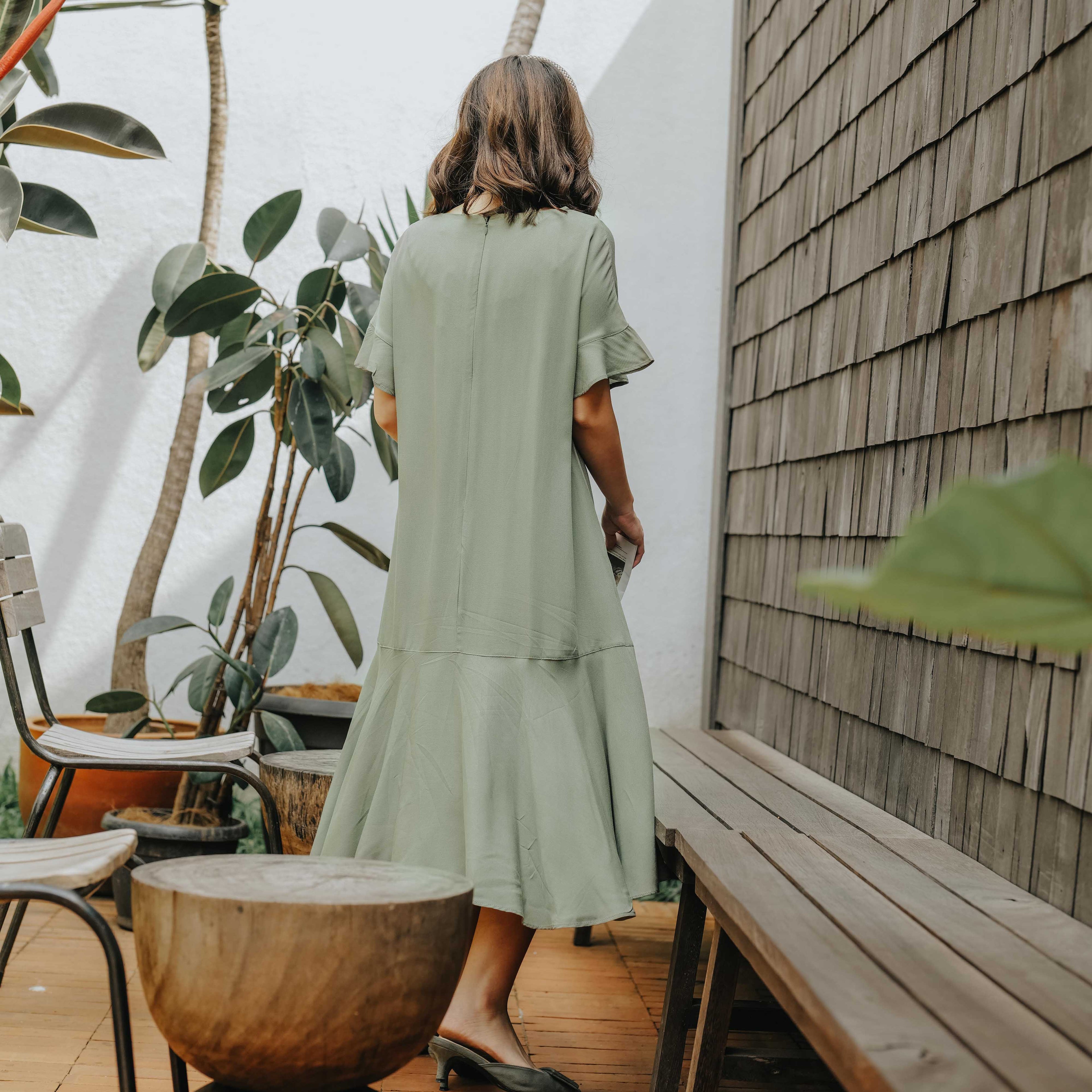 Lolliestory Sally Simple Midi Dress