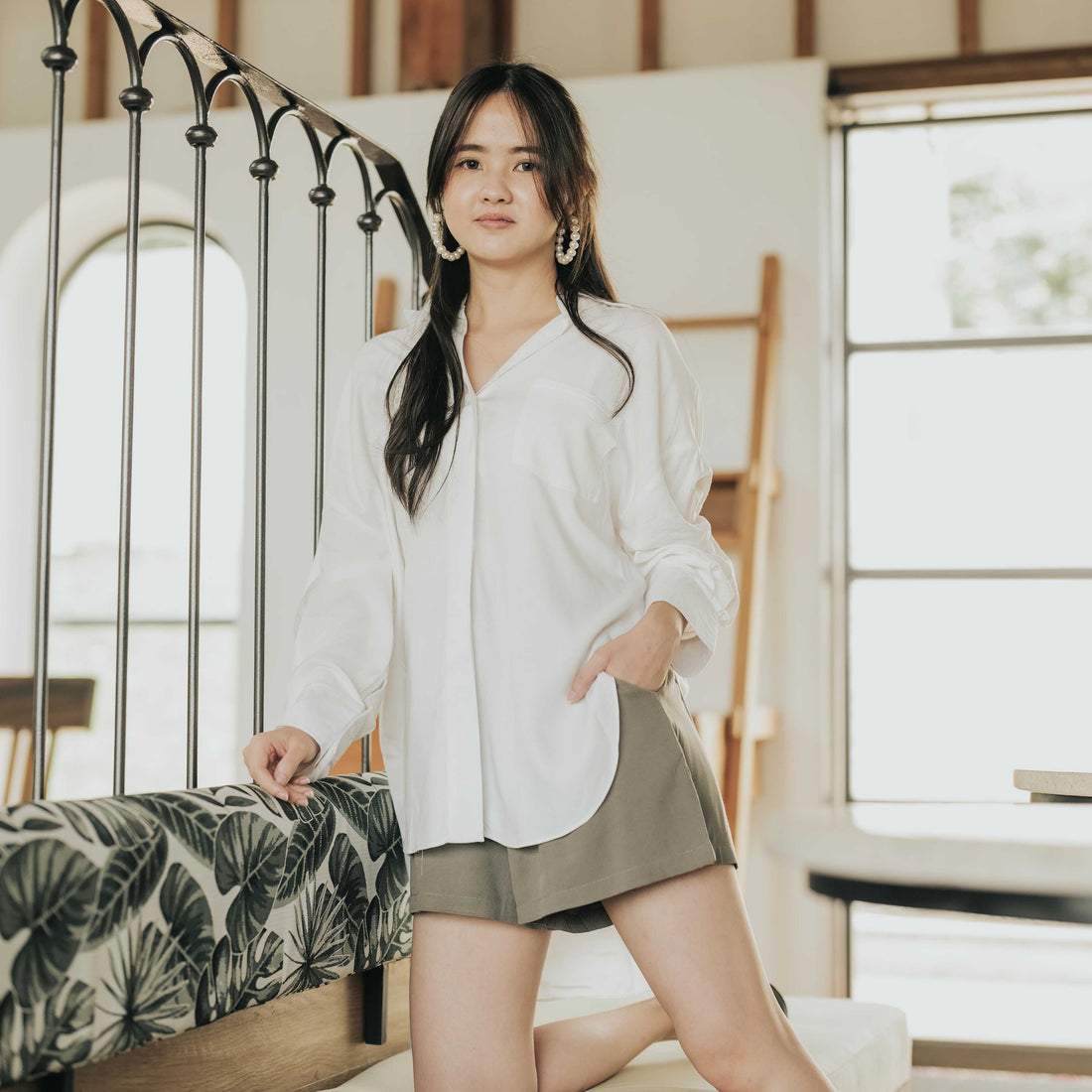 Lolliestory Tarryn Simple Loose Shirt - Lolliestory