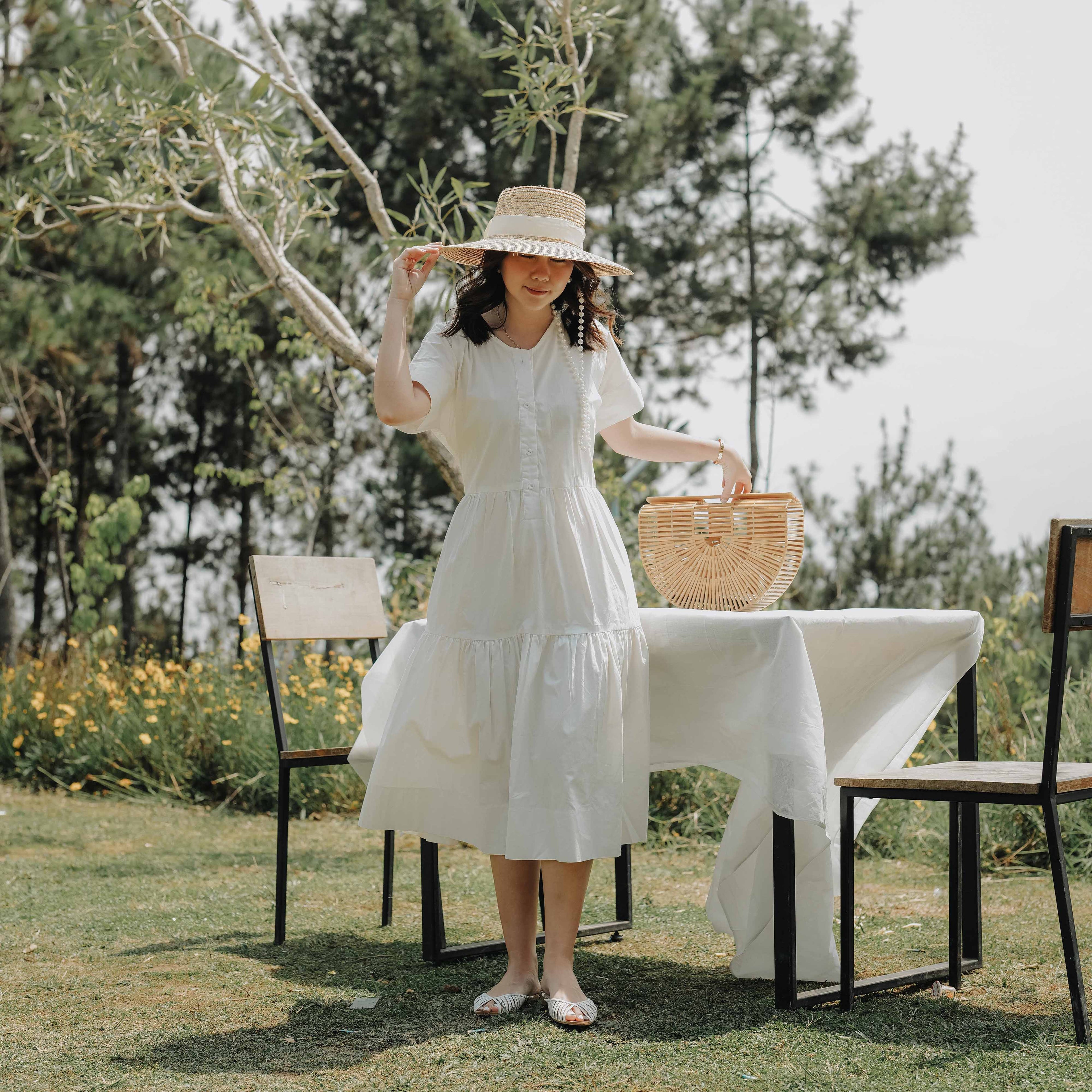 Lolliestory Clam Simple Midi Dress