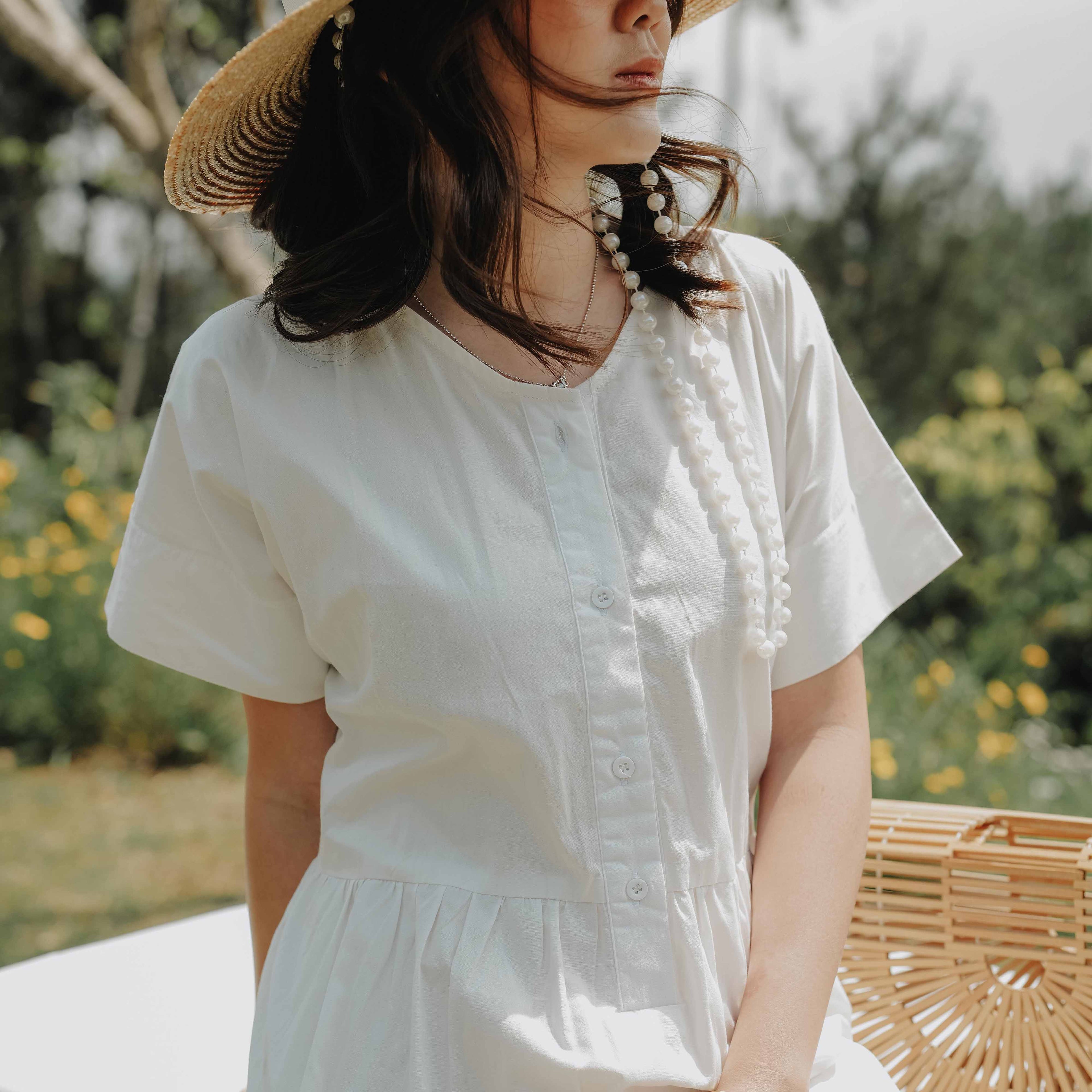 Lolliestory Clam Simple Midi Dress