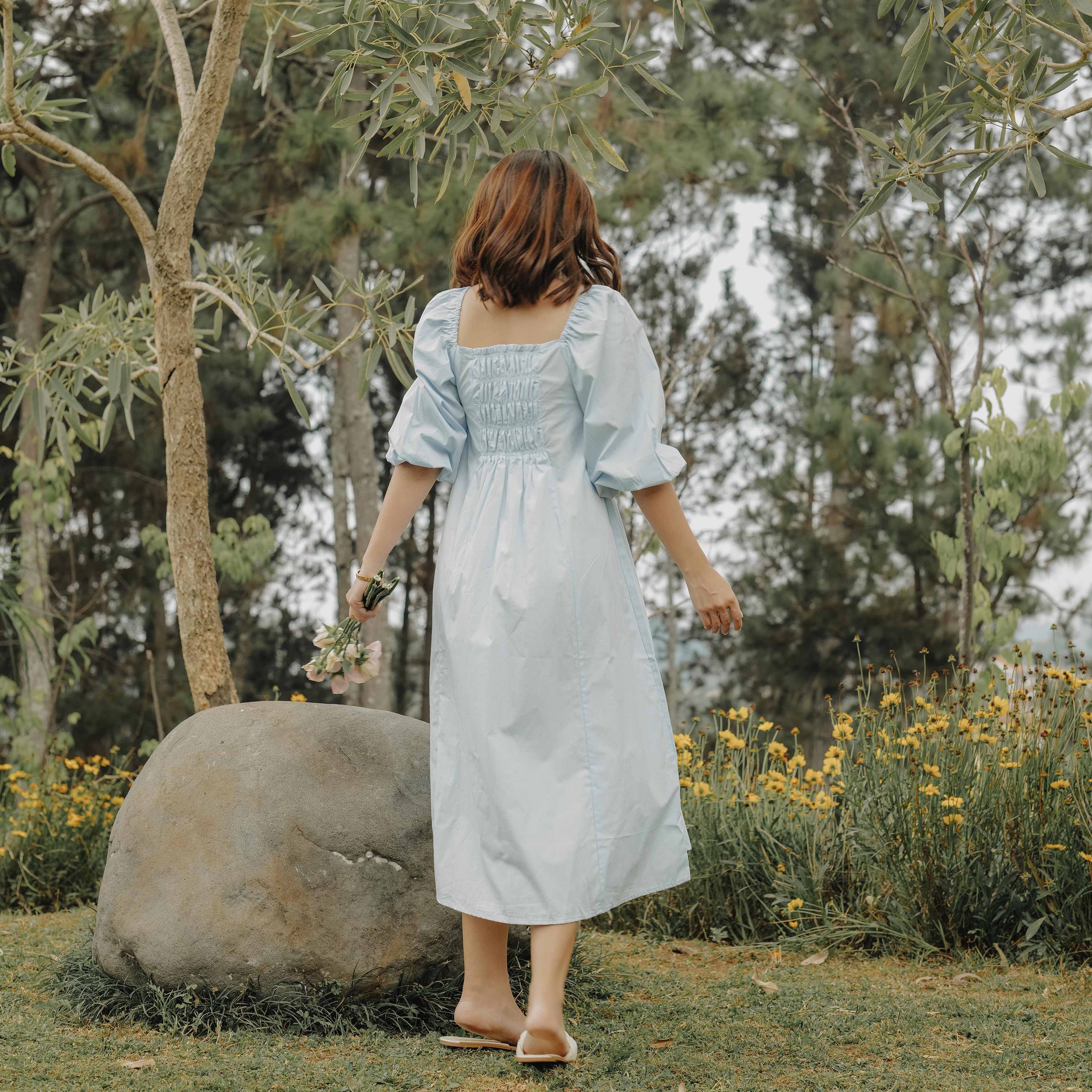 Lolliestory Kinsley Cotton Midi Dress - Lolliestory
