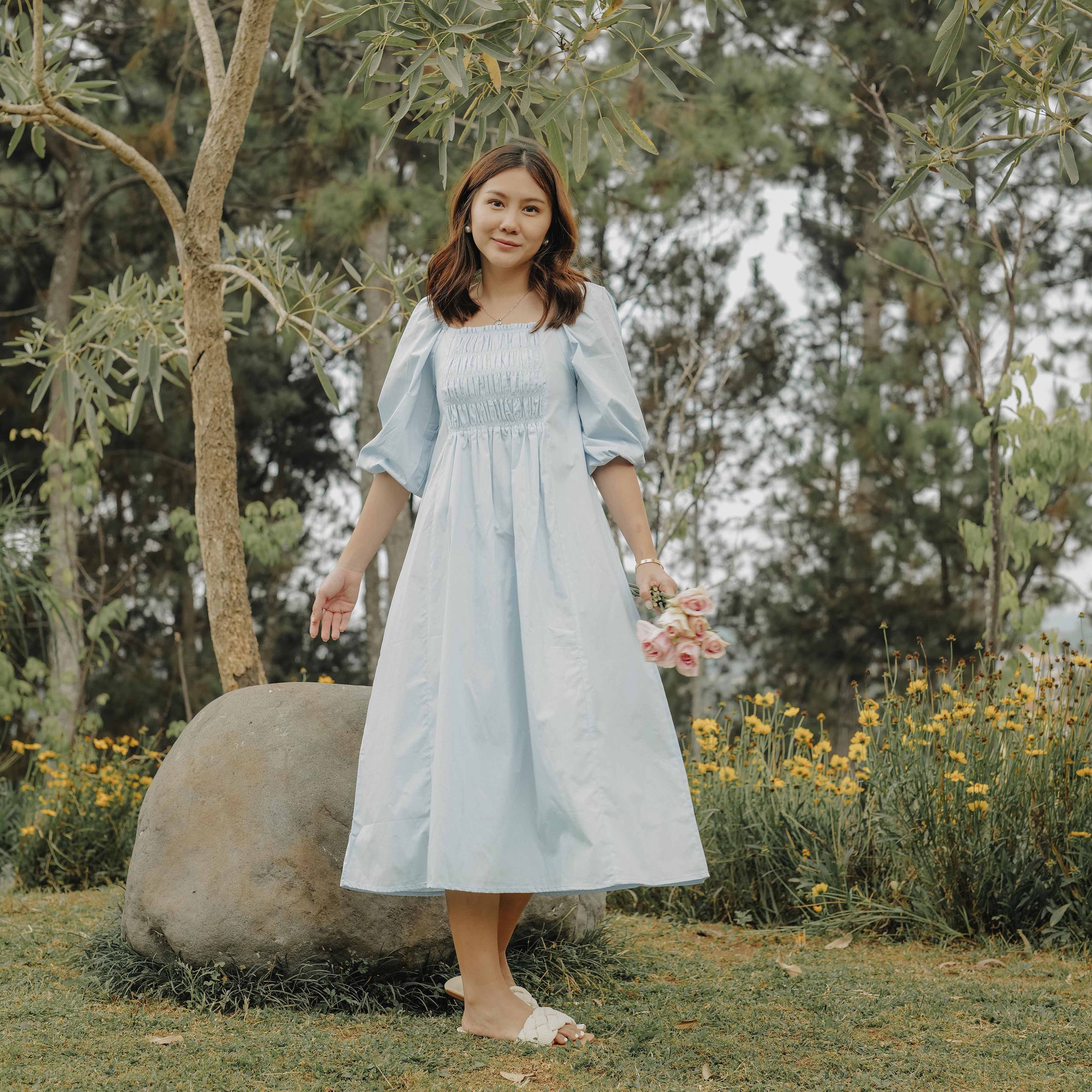 Lolliestory Kinsley Cotton Midi Dress - Lolliestory
