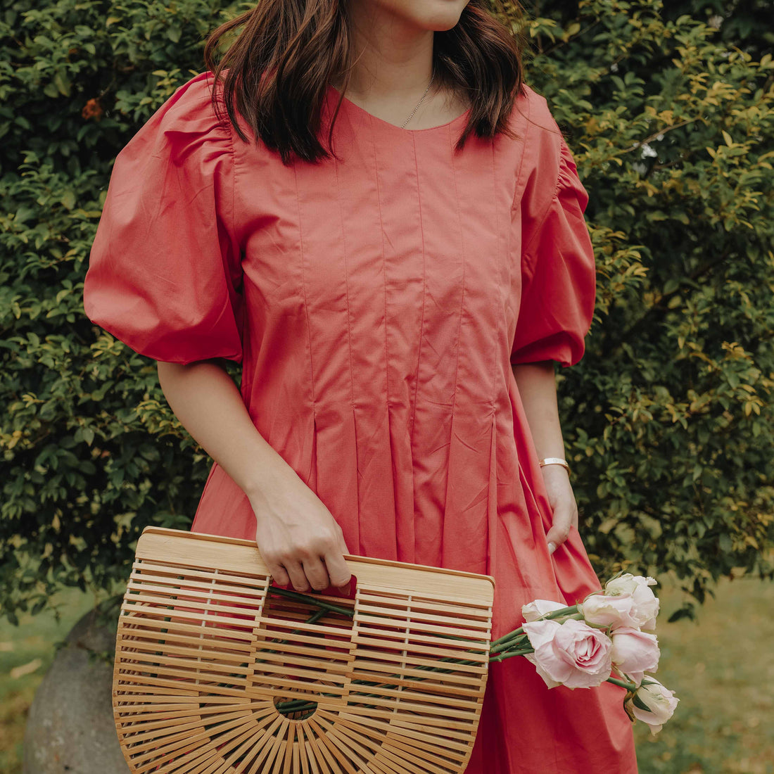 Lolliestory Rhea Cotton Midi Dress - Lolliestory