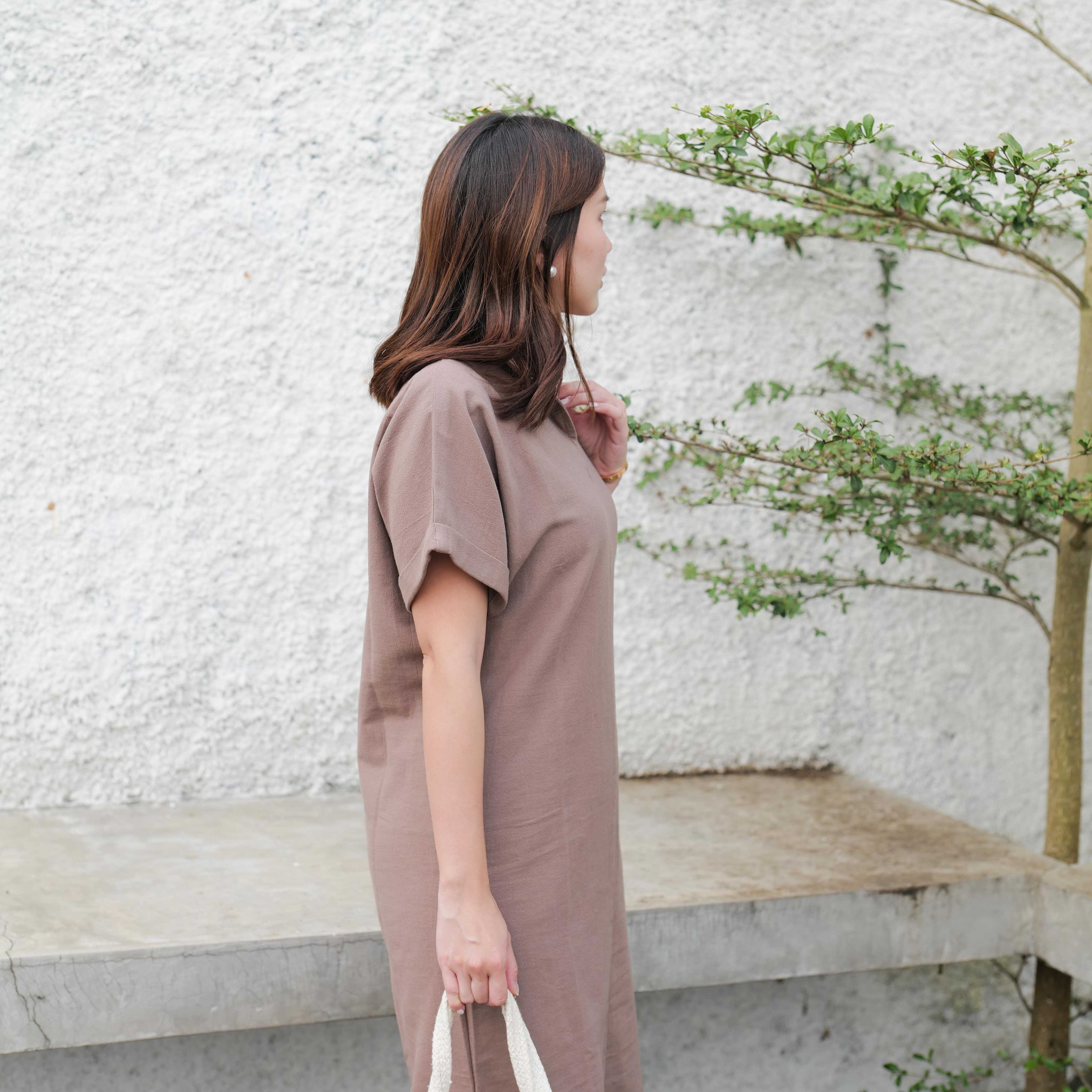Lolliestory Viony Simple Midi Dress