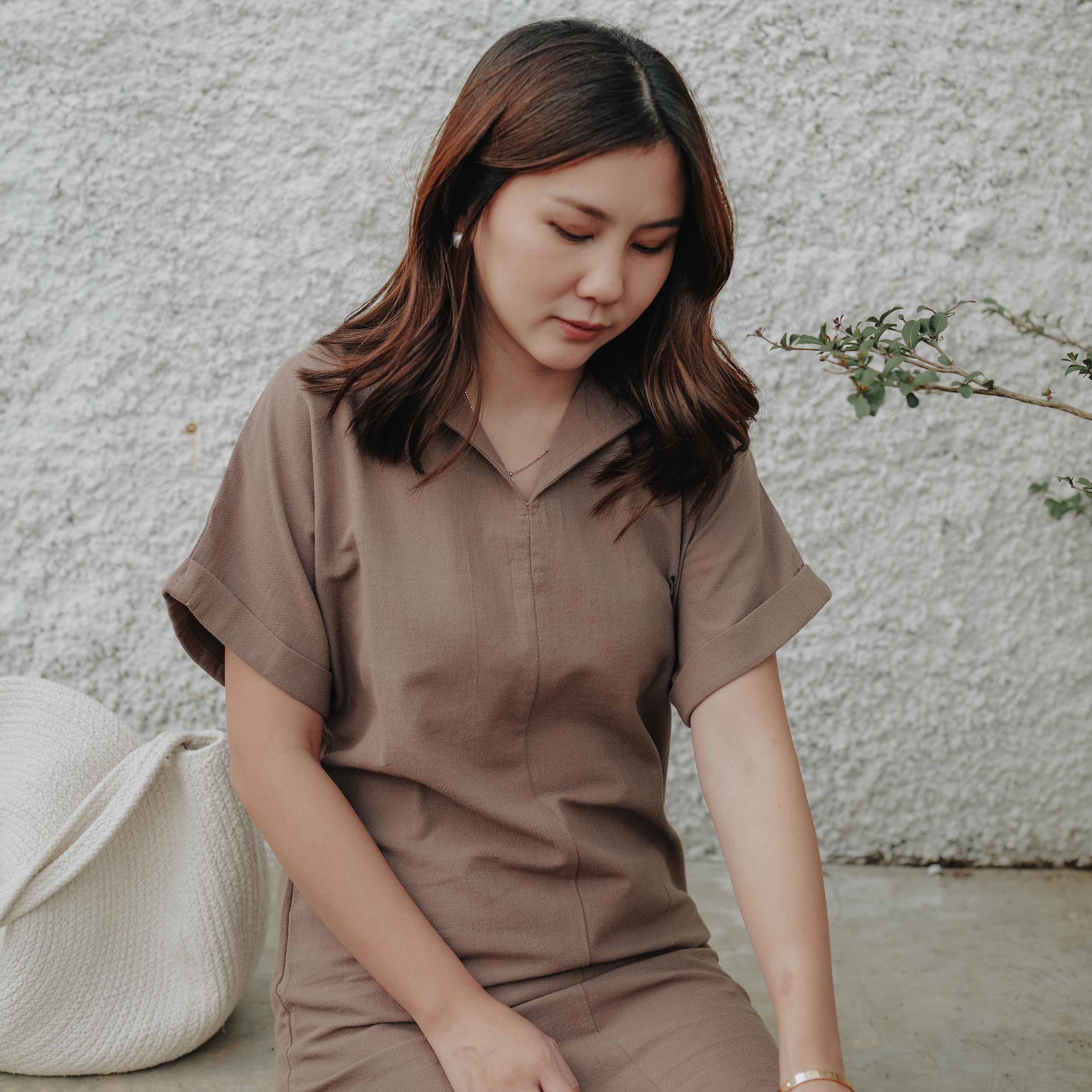 Lolliestory Viony Simple Midi Dress