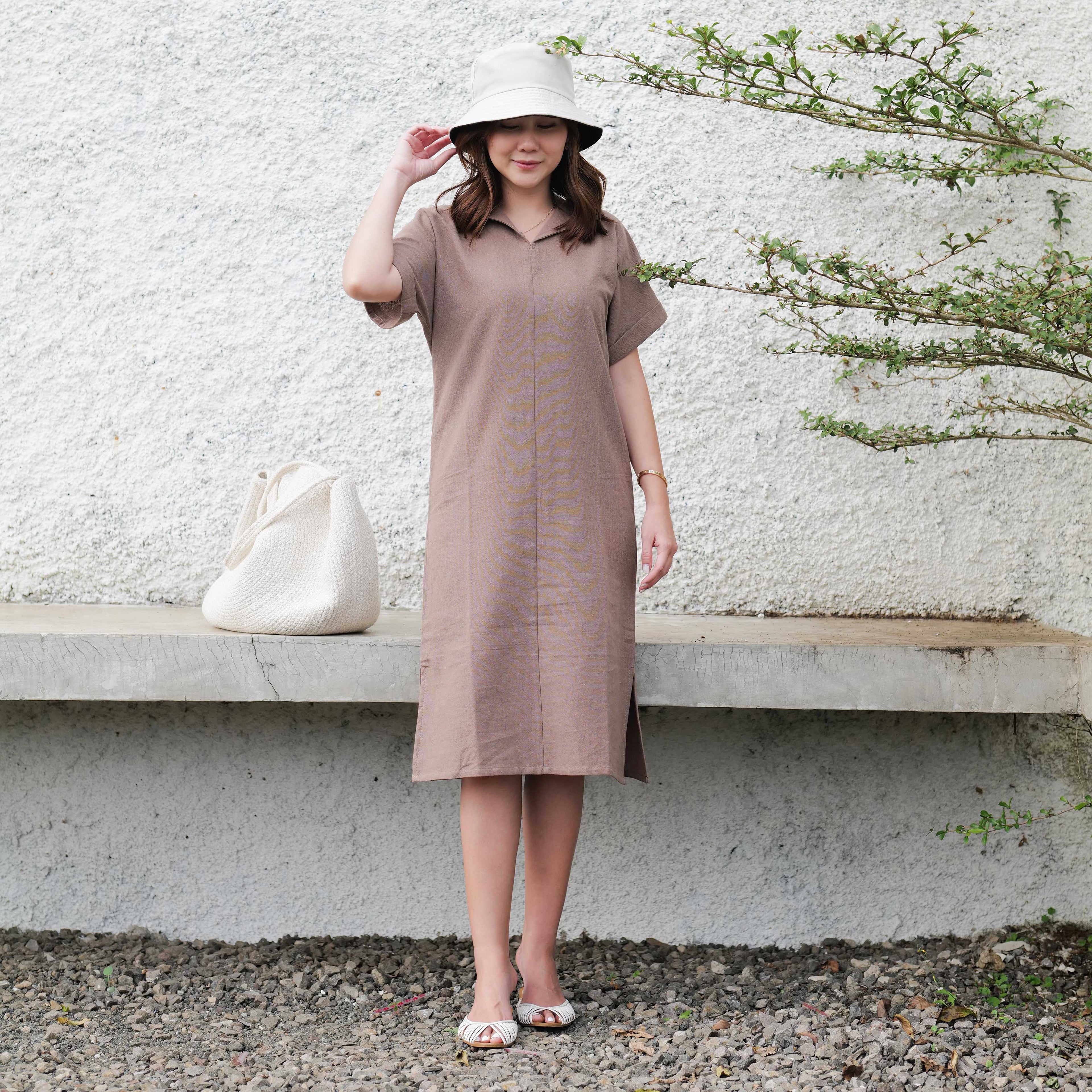 Lolliestory Viony Simple Midi Dress