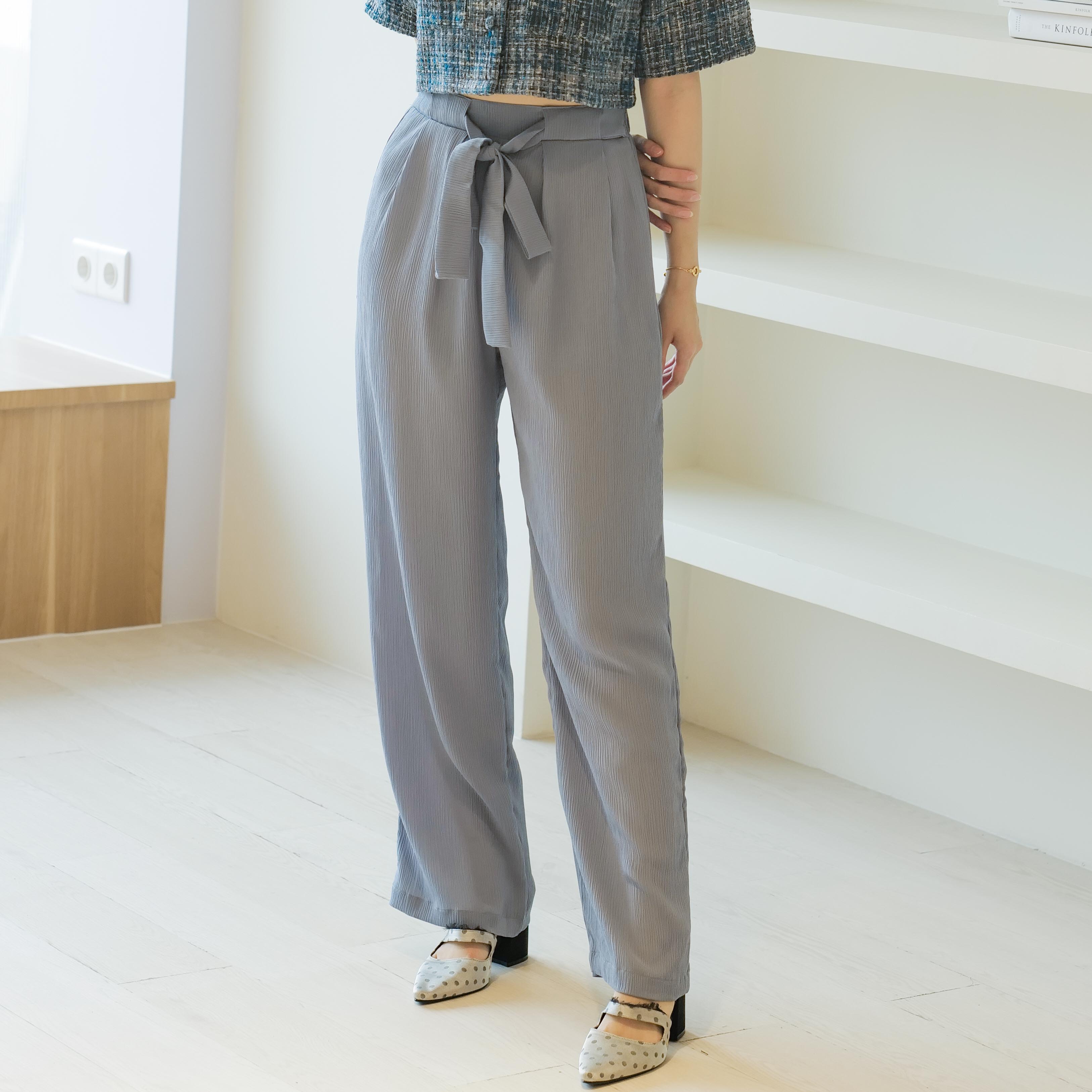 Lolliestory Fleur Cotton Crinkle Pants