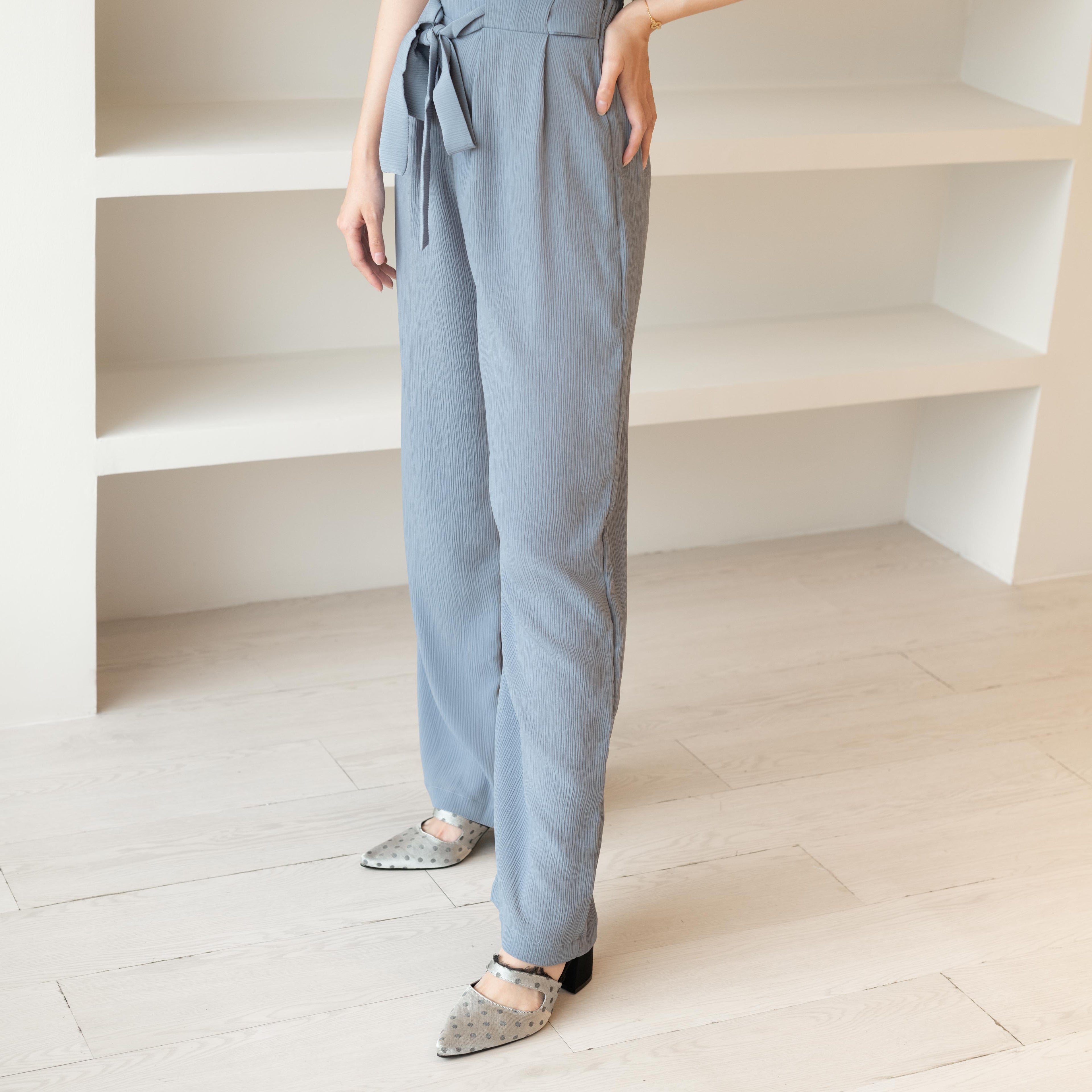 Lolliestory Fleur Cotton Crinkle Pants