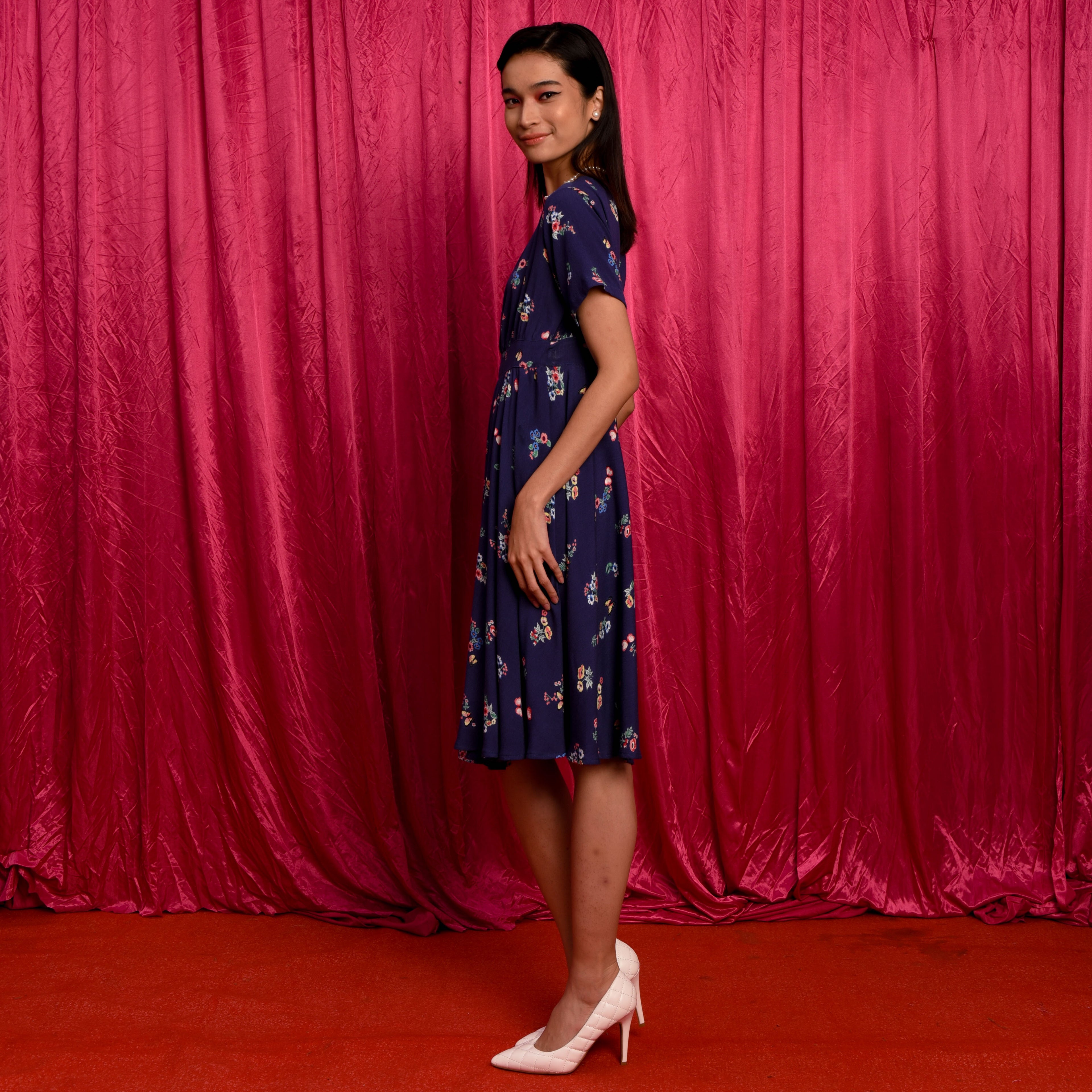 Lolliestory Anette Flare Midi Dress