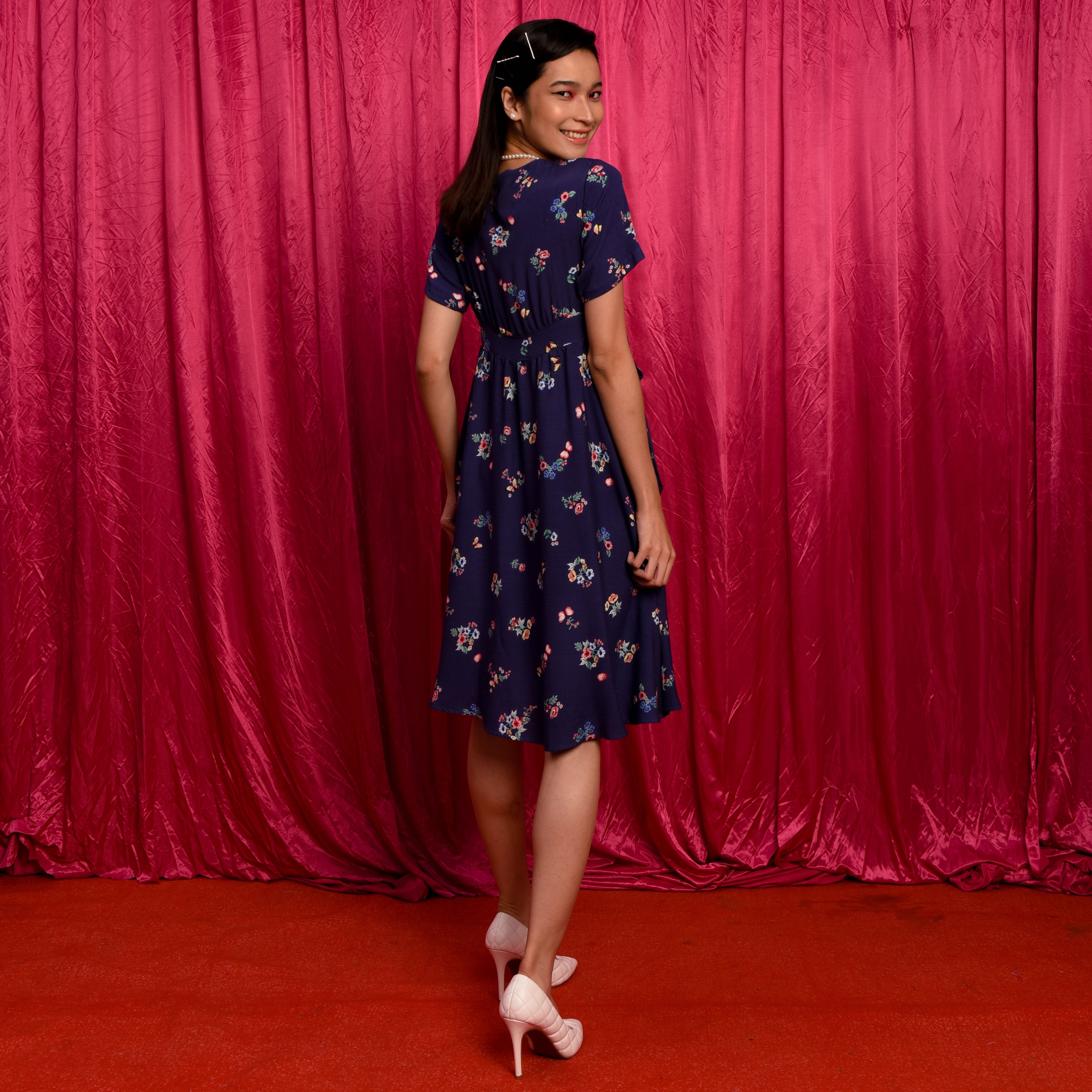Lolliestory Anette Flare Midi Dress