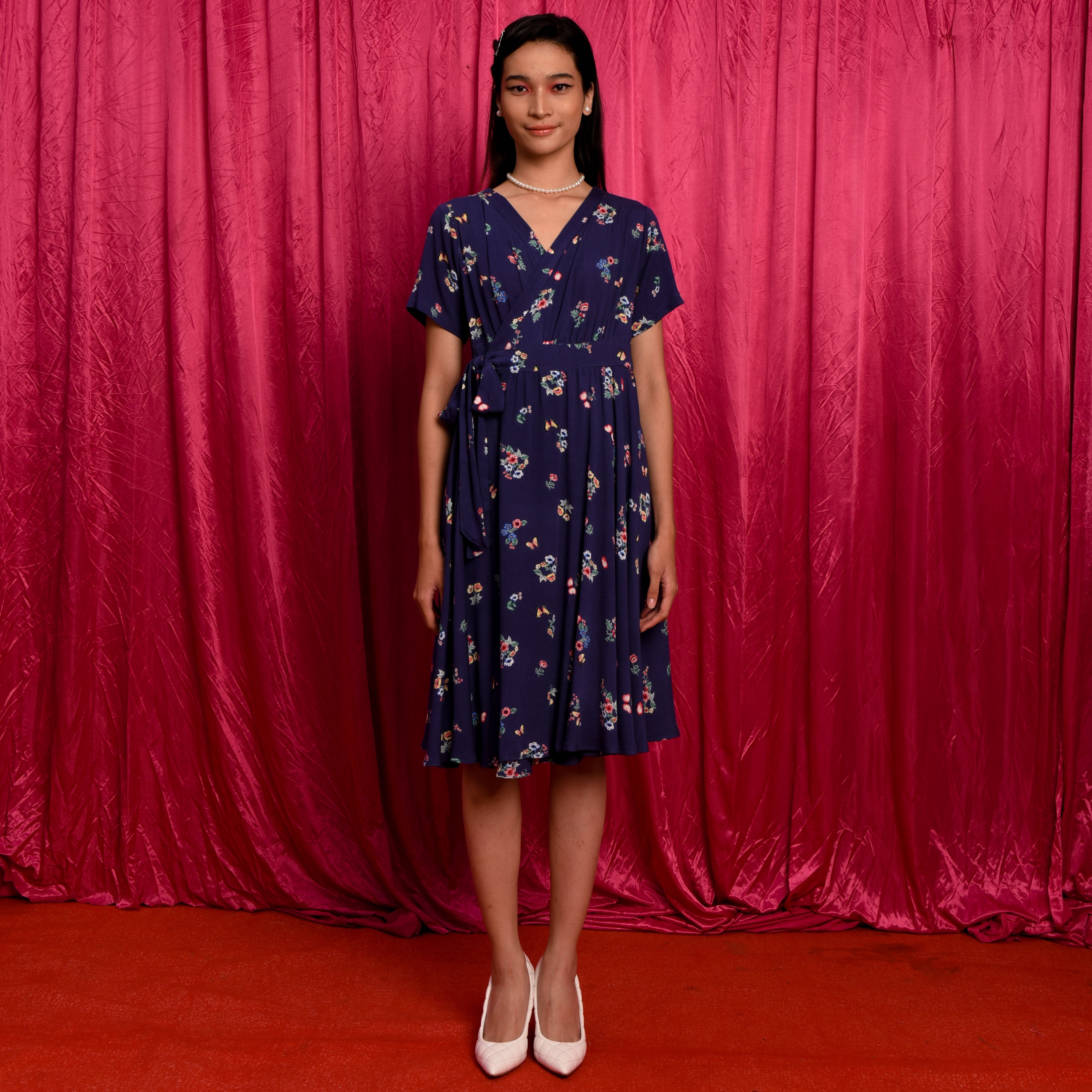 Lolliestory Anette Flare Midi Dress