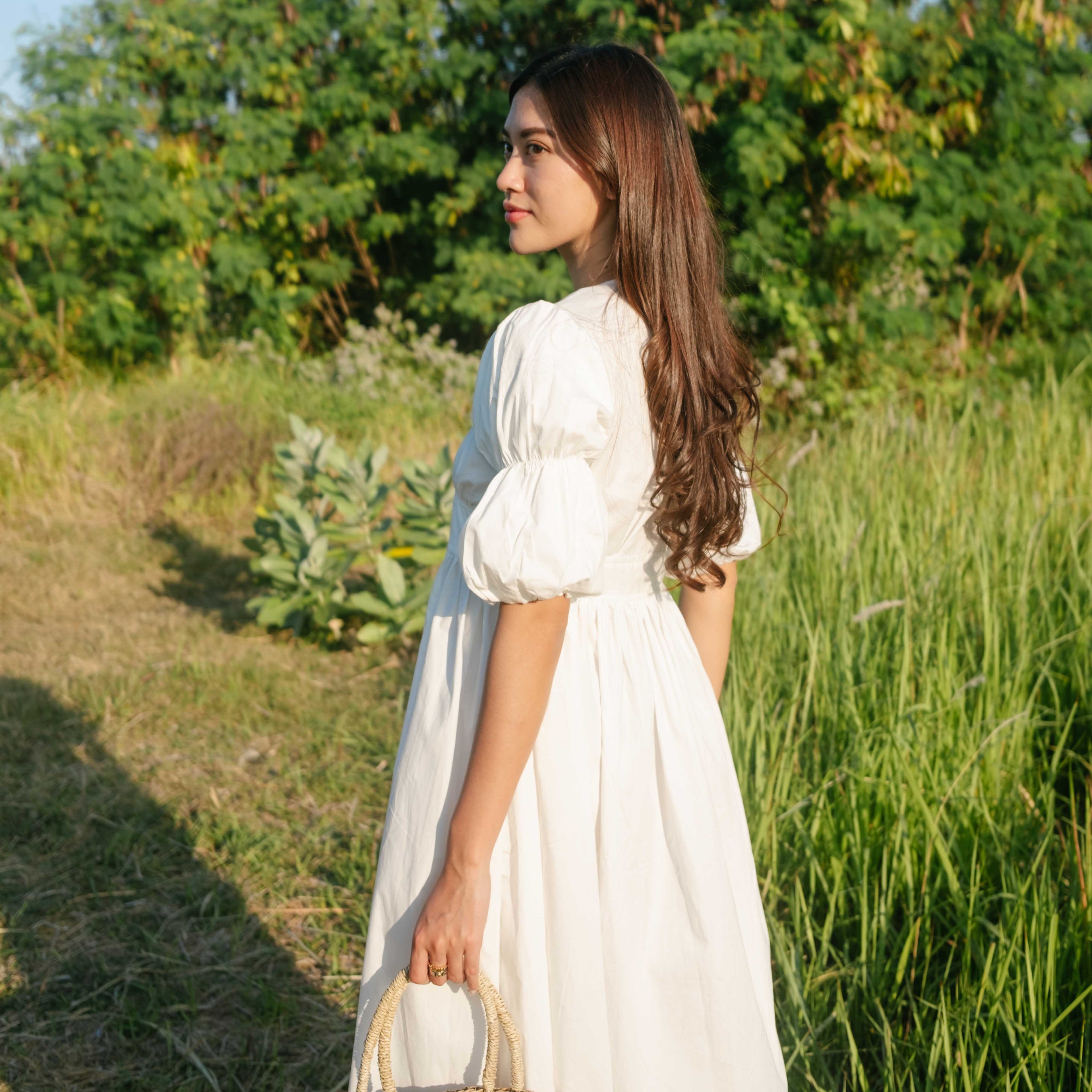 Lolliestory Yejin Cotton Midi dress - Lolliestory