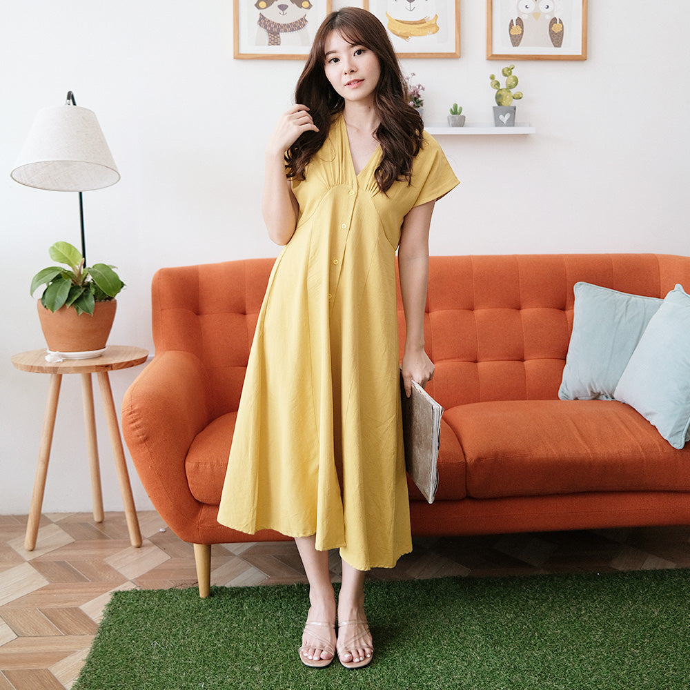 Lolliestory Louise Simple Midi Dress - Lolliestory