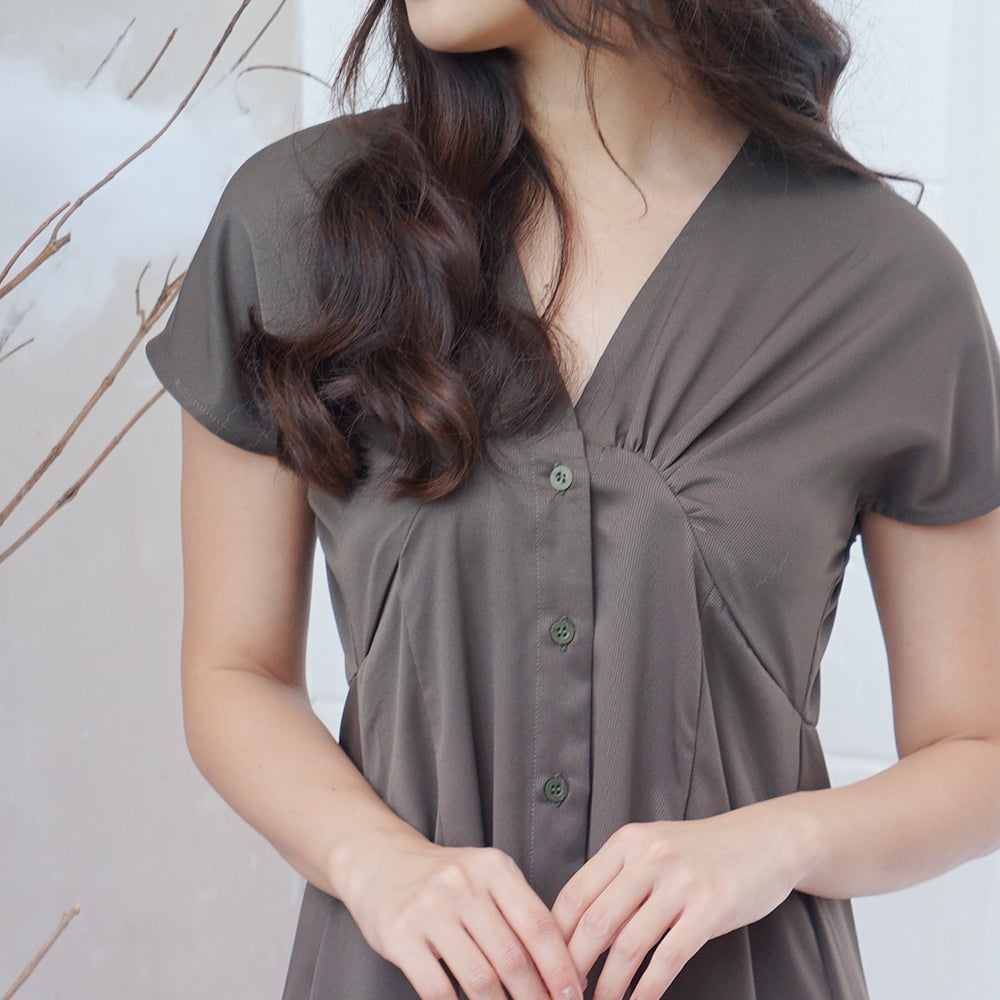 Lolliestory Louise Simple Midi Dress - Lolliestory