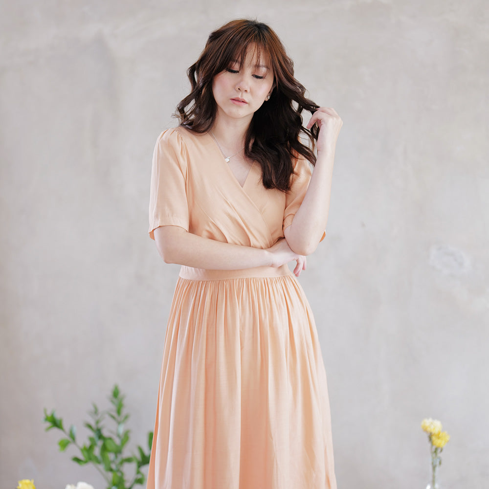 Mayo Simple Midi Dress - Lolliestory