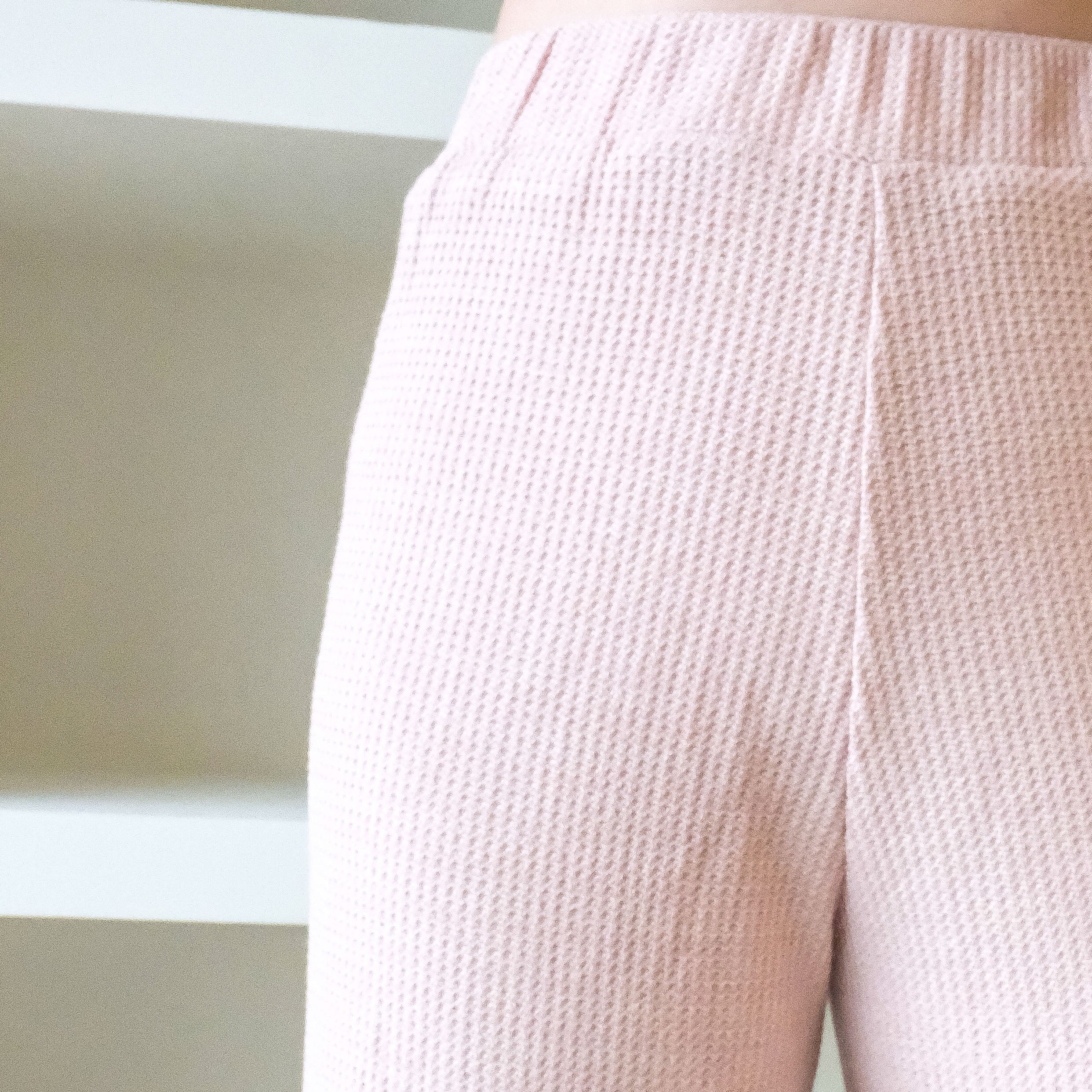 Lolliestory Noir Knit Loose Pants